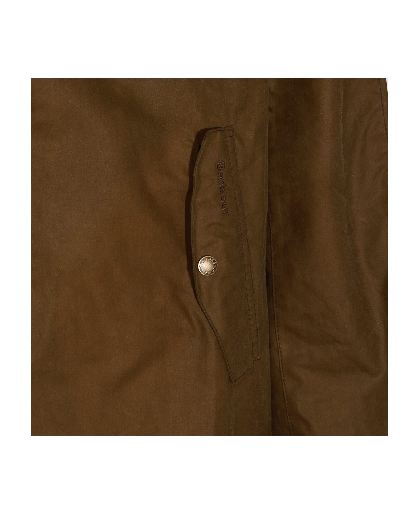 Barbour Brown Cotton Wax Trench Coat - Brown