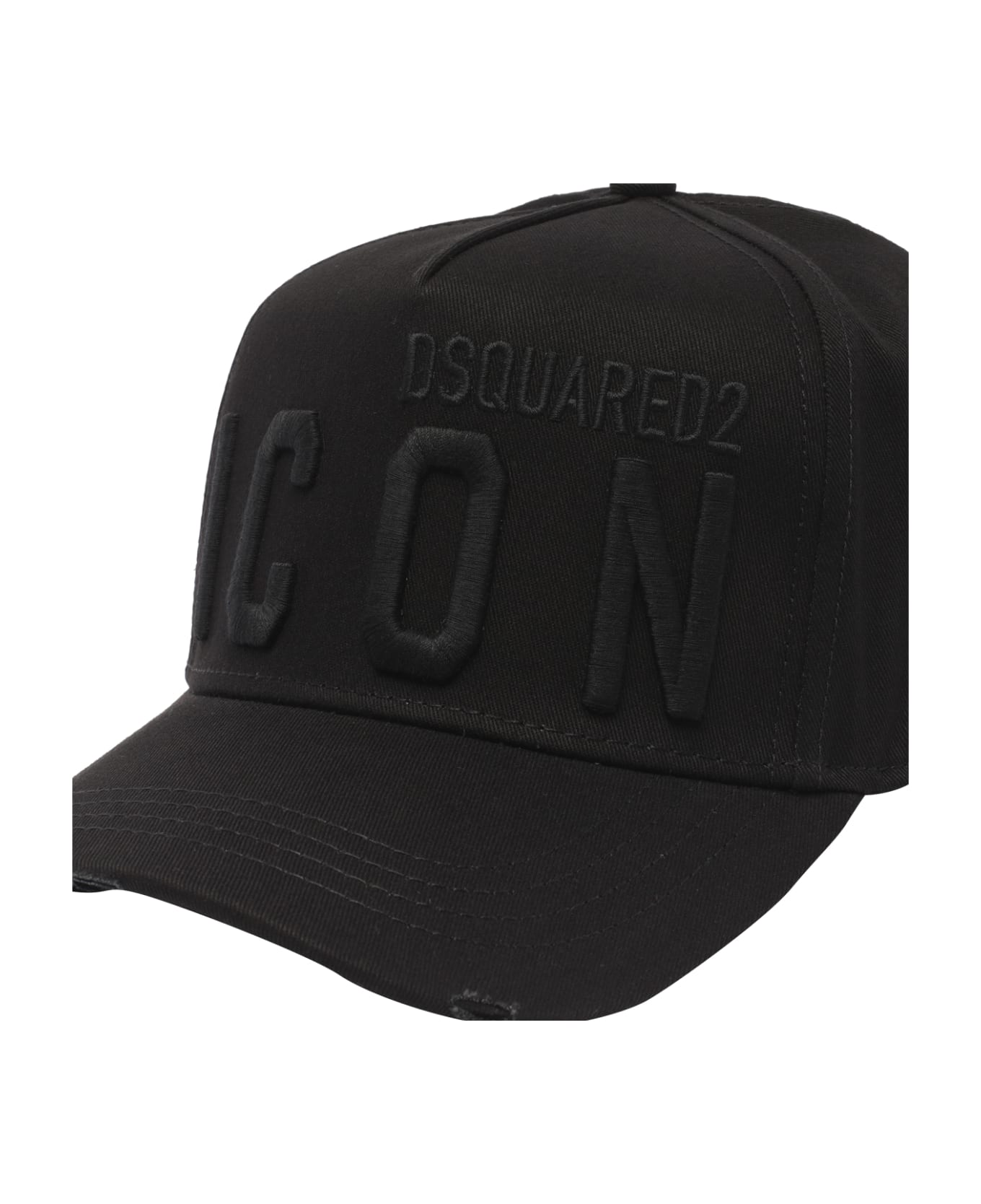 Dsquared2 Be Icon Baseball Cap - Black 帽子