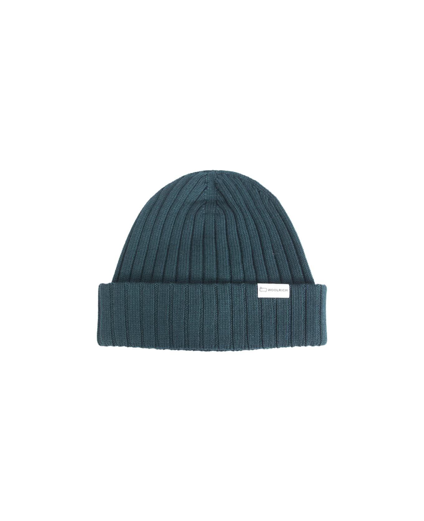 Woolrich Wool Beanie - GREEN 帽子