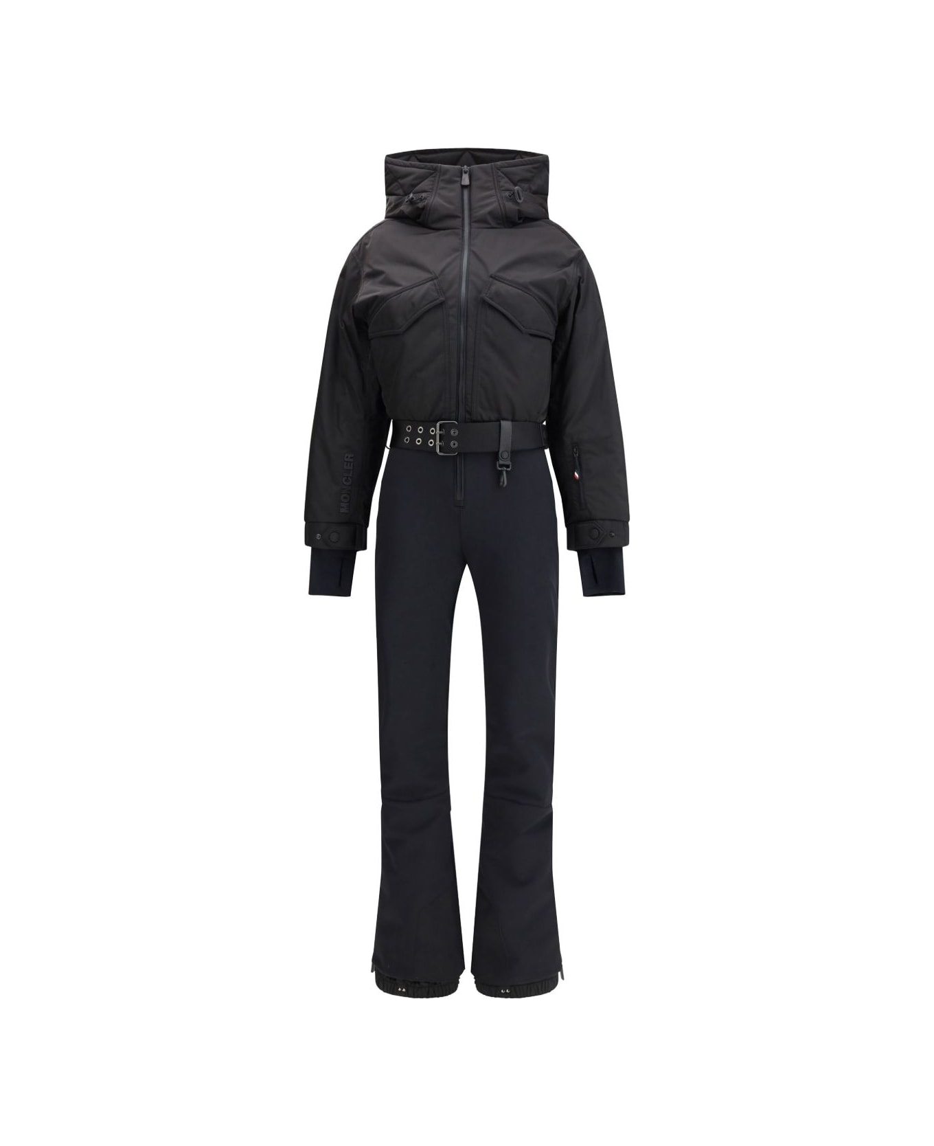 Moncler Grenoble Beltted Ski Suit - Black