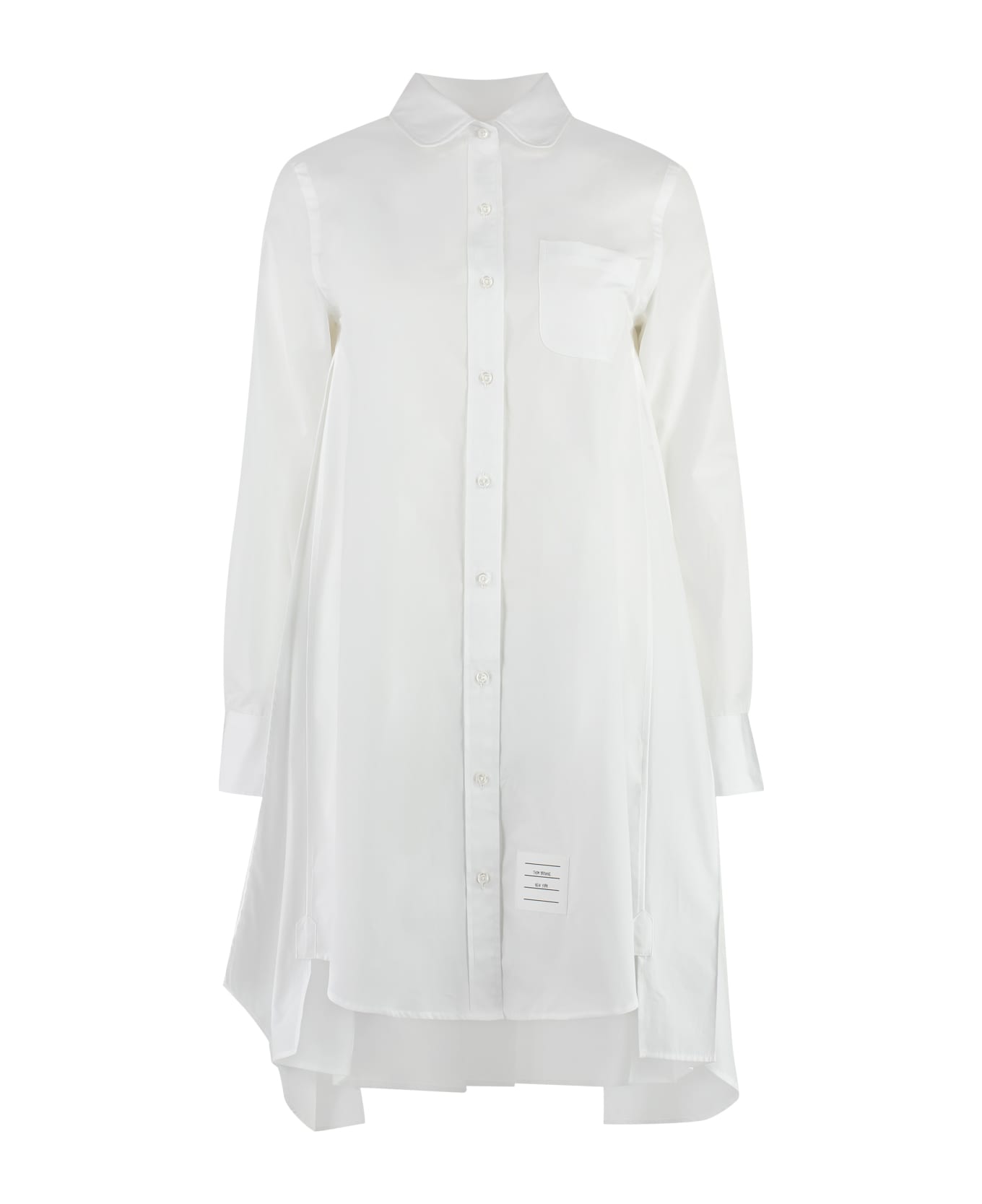 Thom Browne Cotton Shirtdress - White