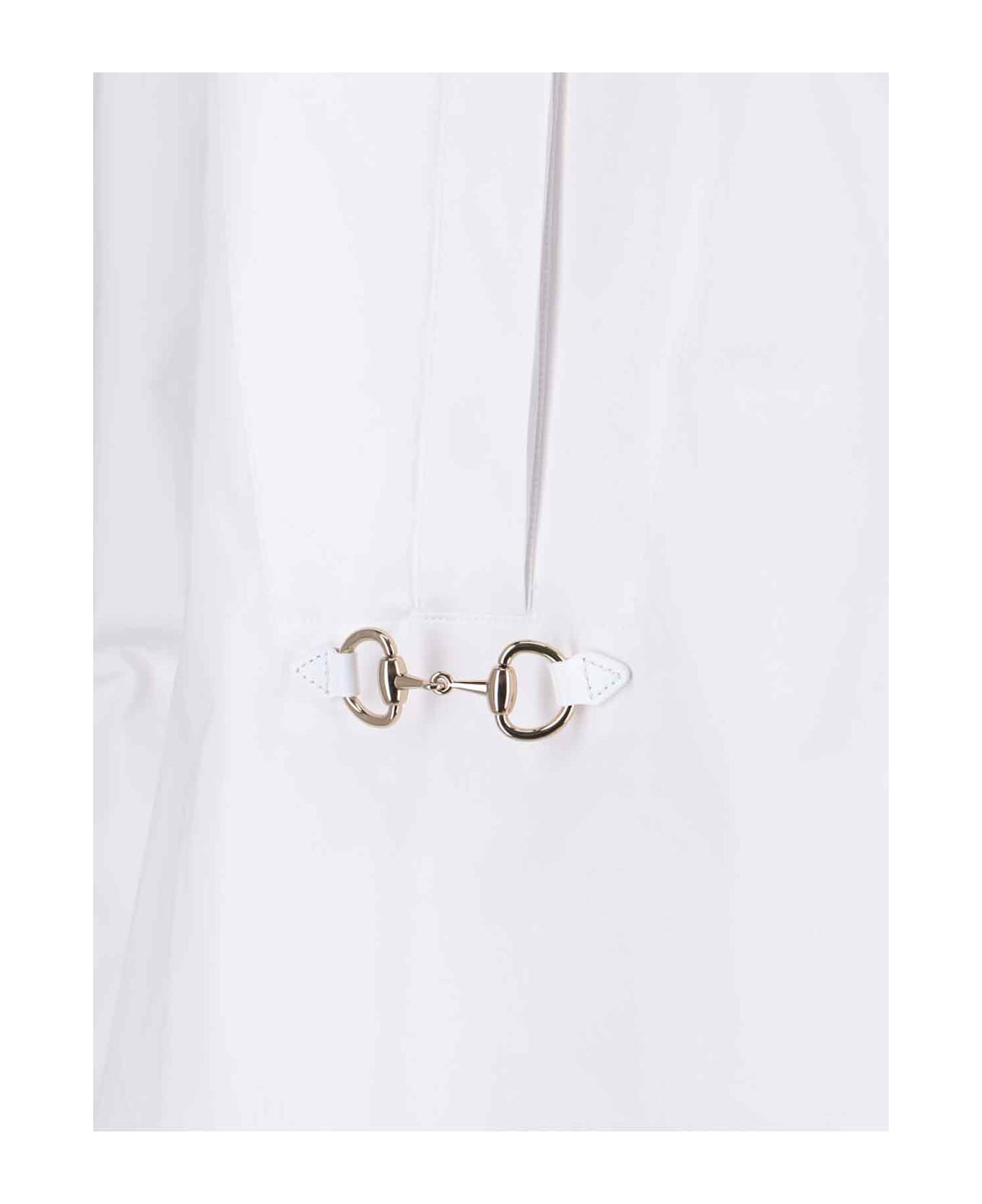 Gucci Shirt With Clamp - White