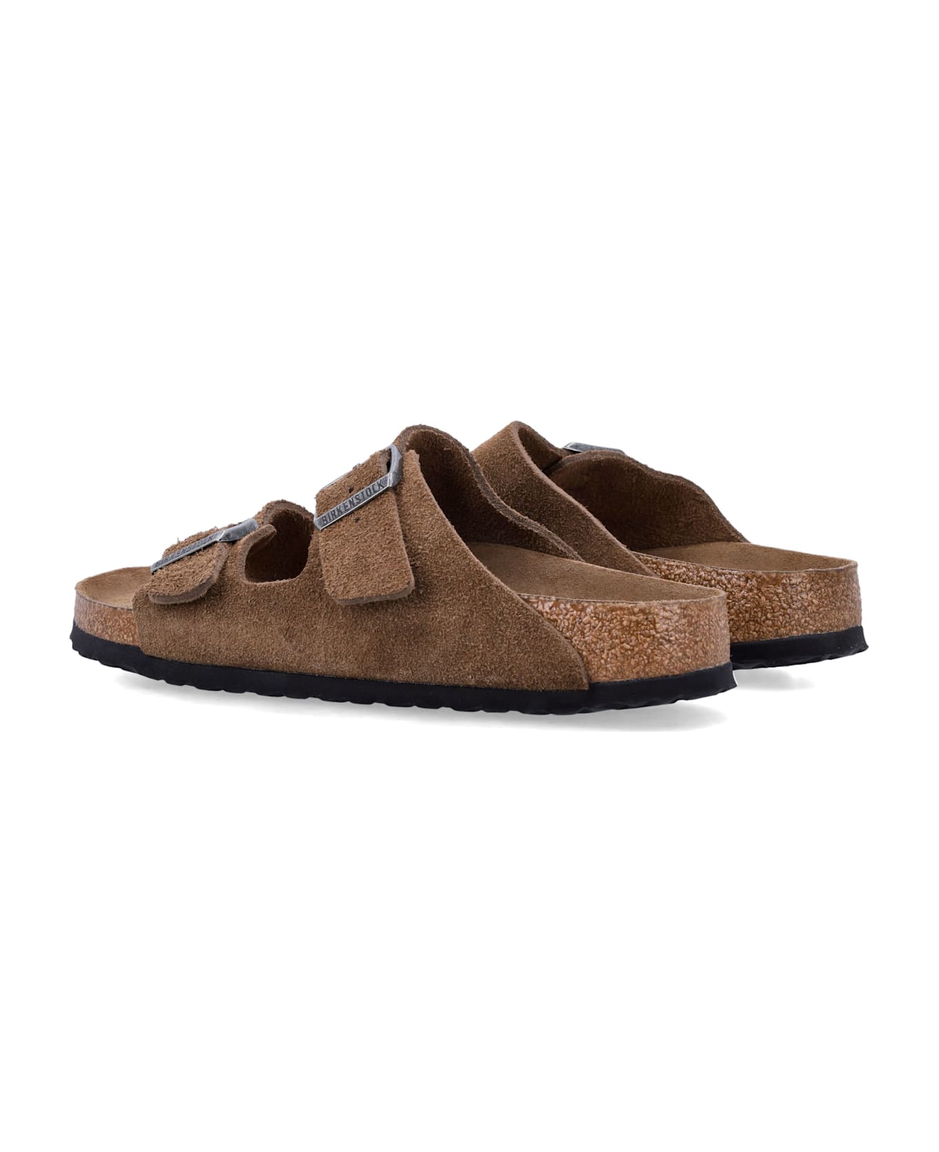 Birkenstock Arizona Suede Sandals - DARK TEA