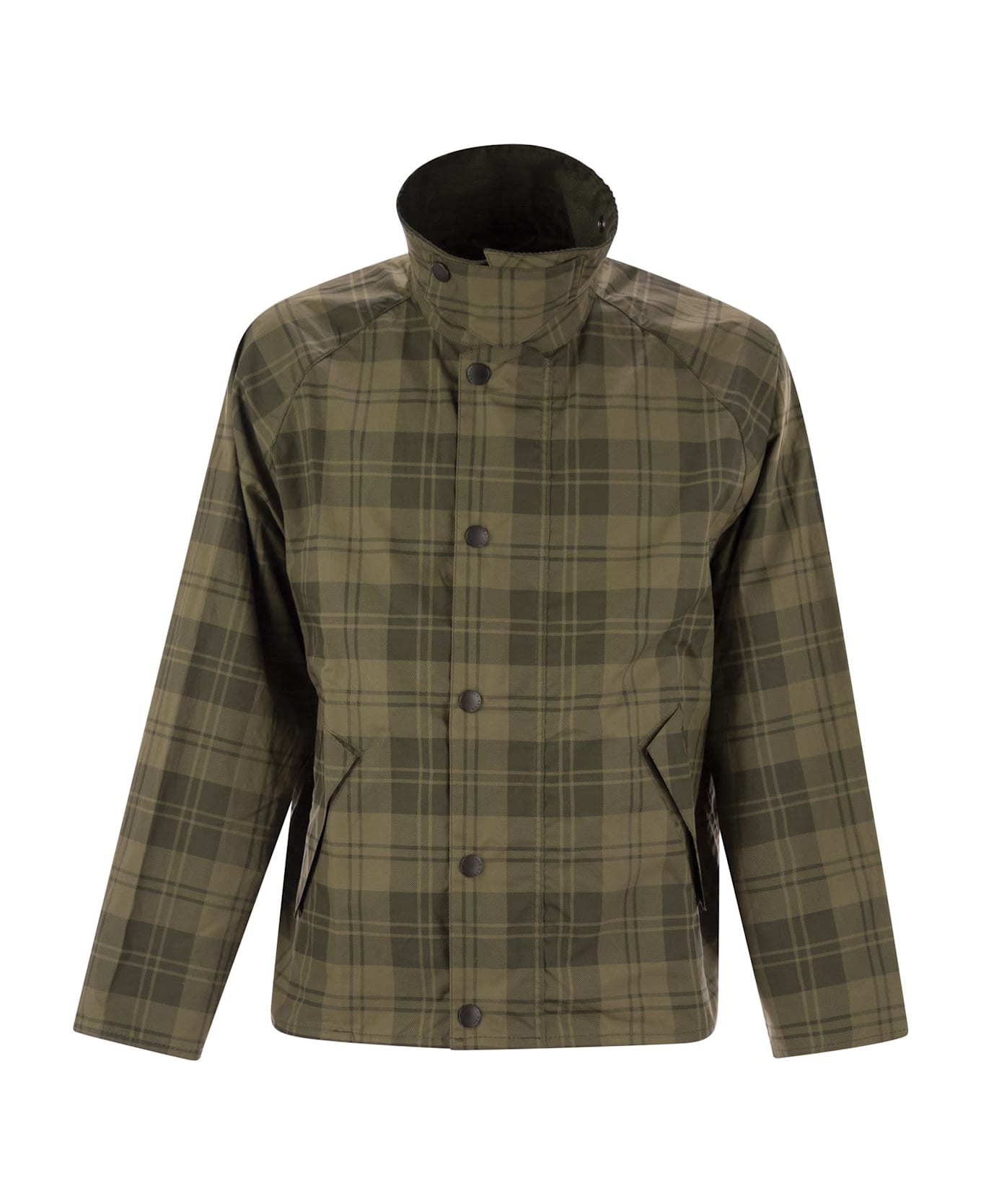 Barbour Transport - Checked Jacket - Olive