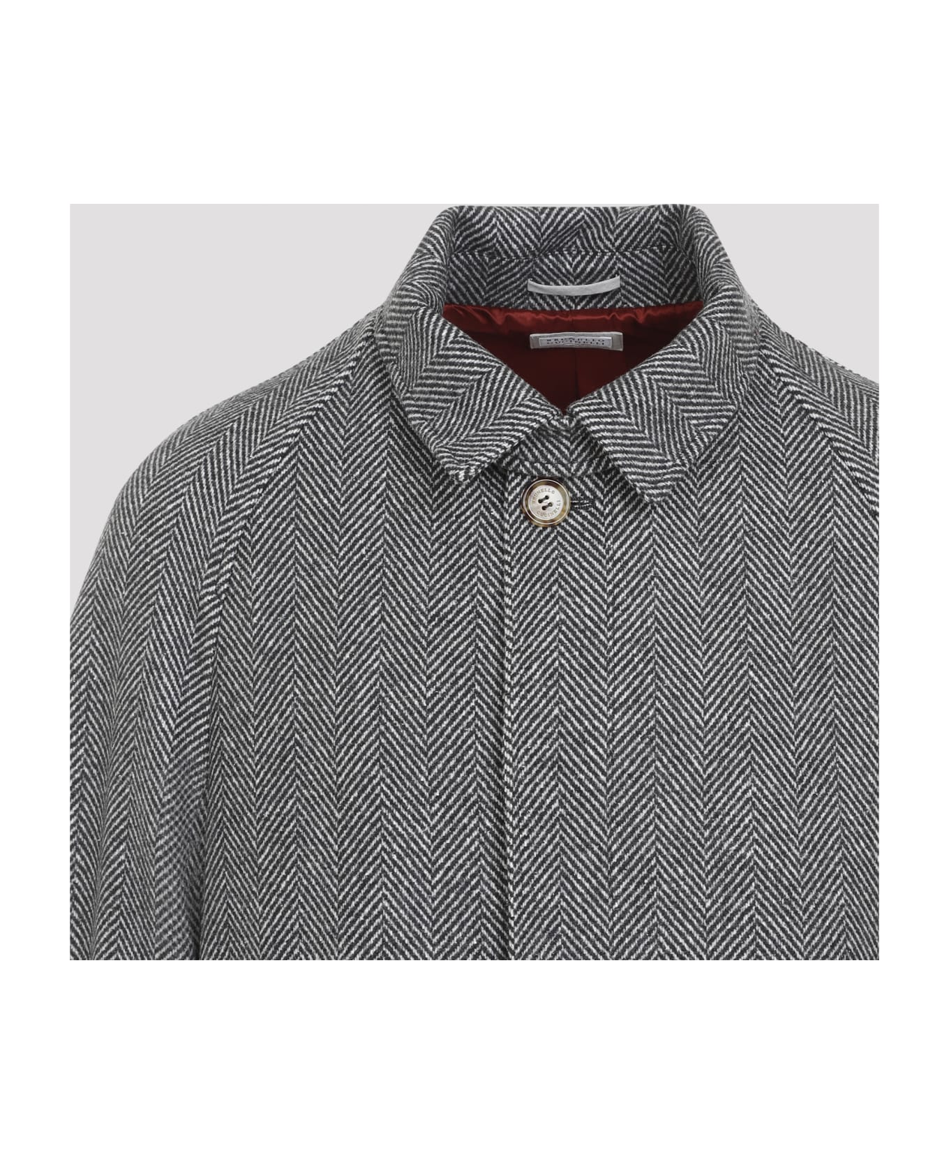 Brunello Cucinelli Long-sleeved Coat - Grey コート