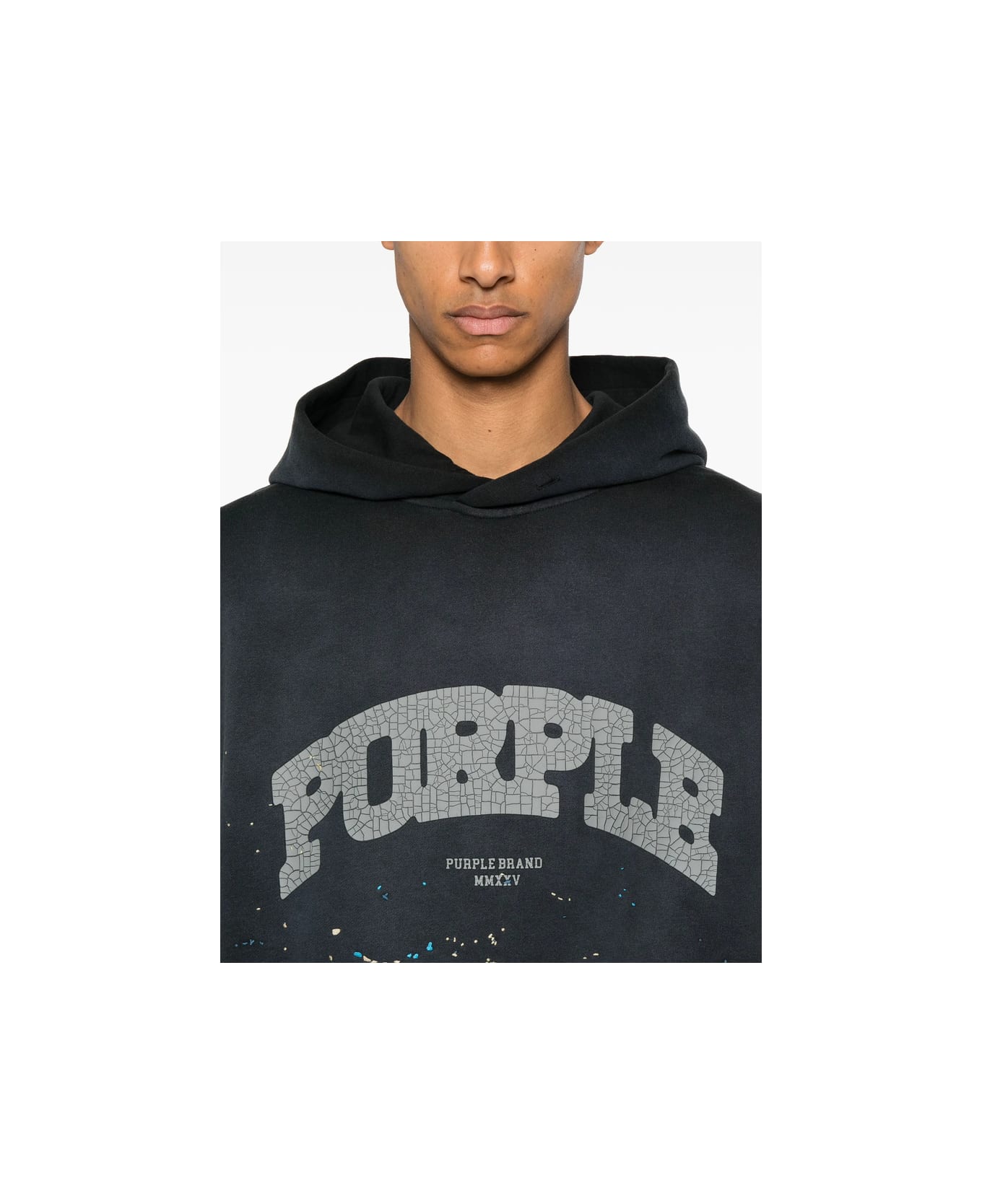 Purple Brand Sweatshirt - BLACK