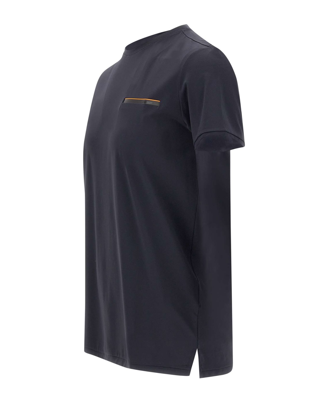RRD - Roberto Ricci Design 'oxford Pocket Shirty' T-shirt - Blue Black