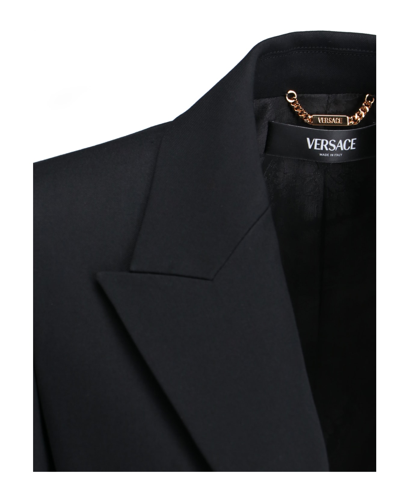 Versace Single-breasted Blazer - Black