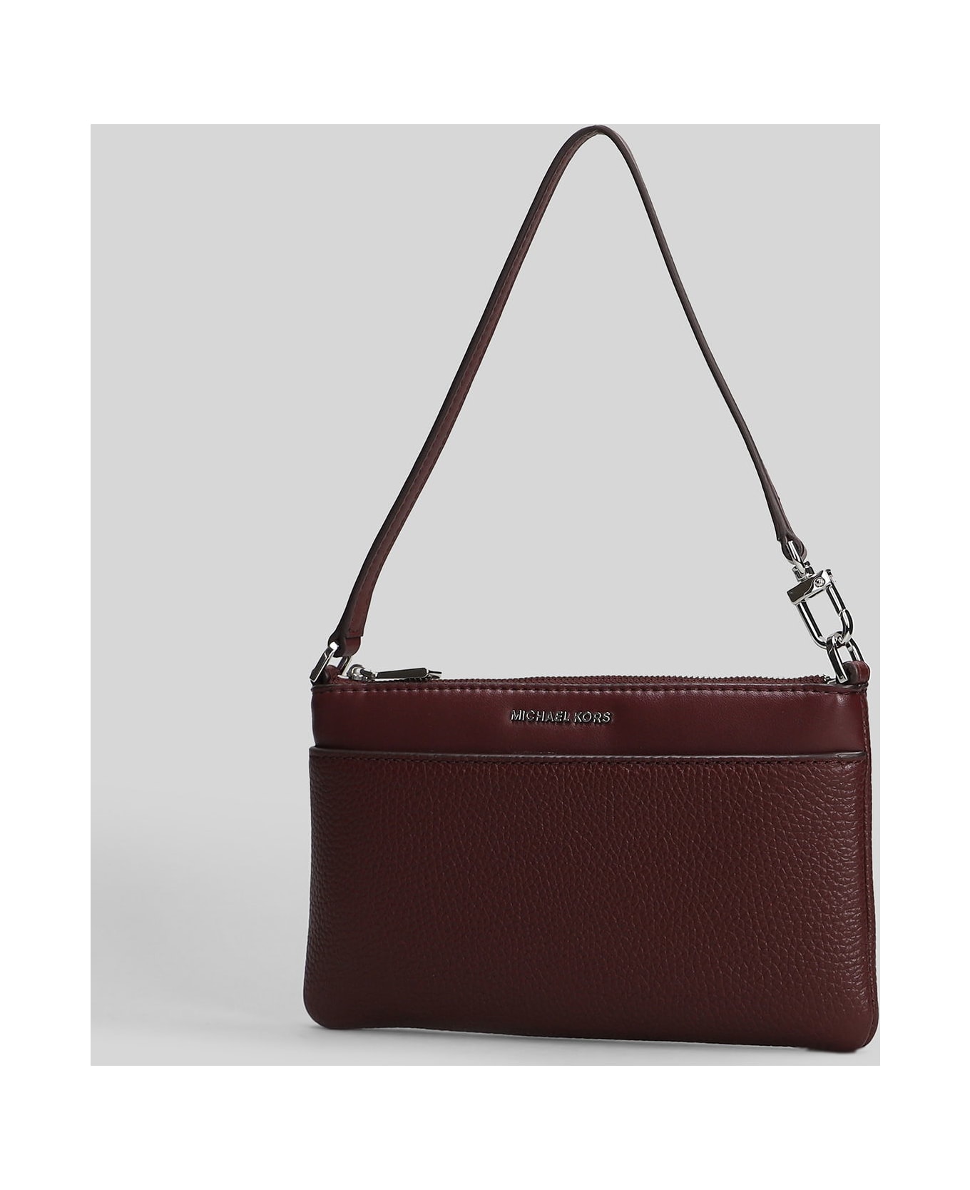 Michael Kors Jet Set Wallet In Bordeaux Leather - bordeaux