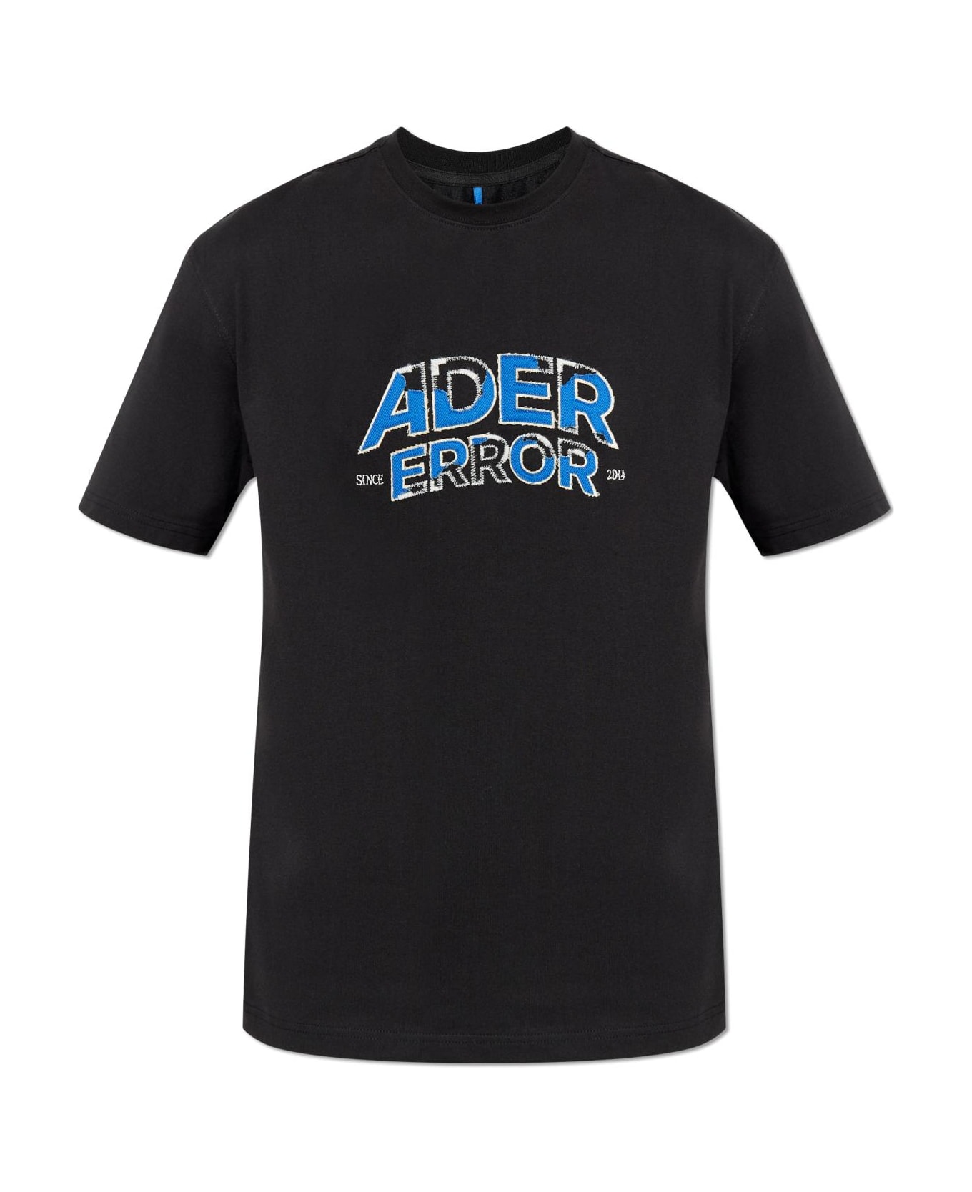 Ader Error T-shirt With Logo - BLACK