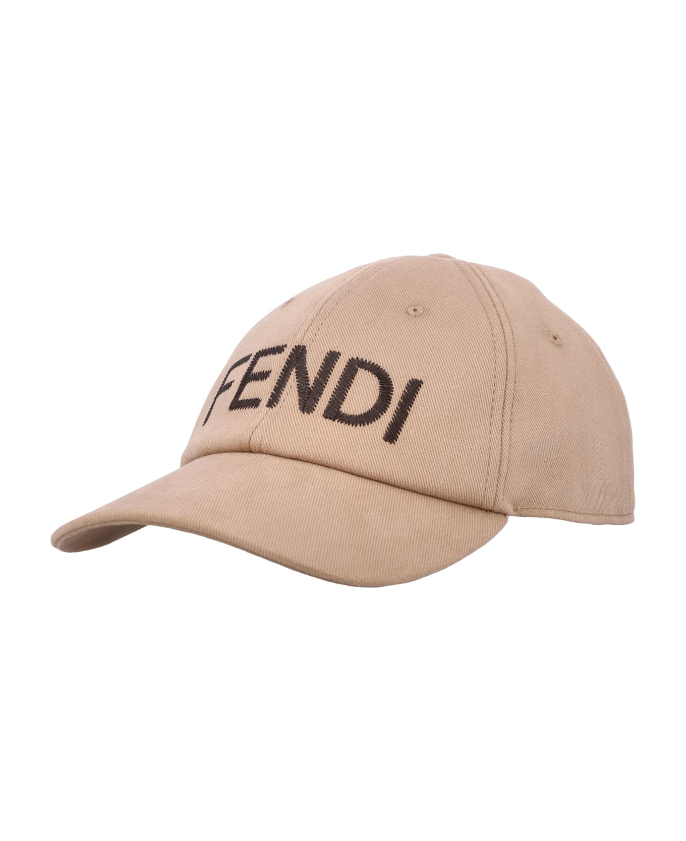 Fendi Logo Cap - BEIGE