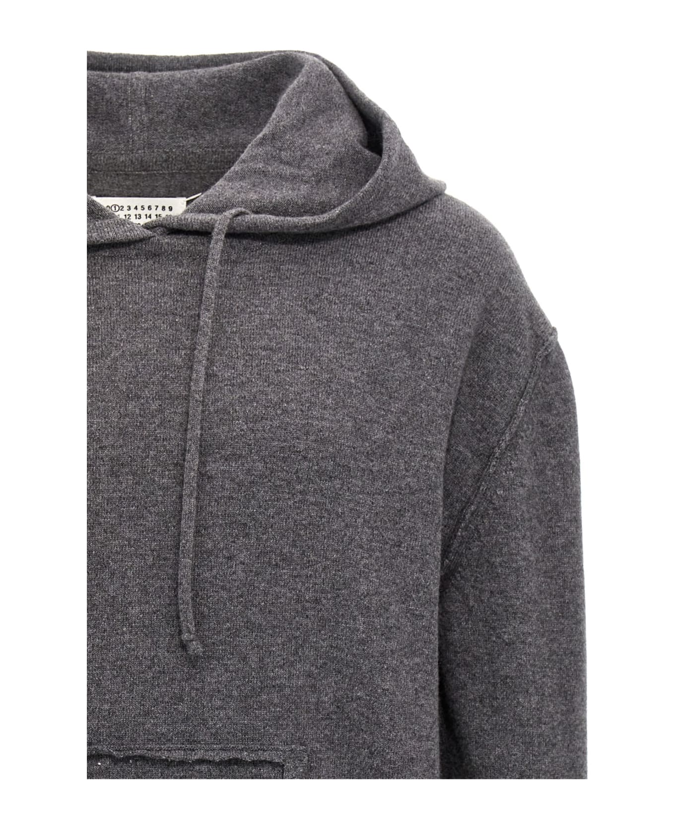 Maison Margiela Hooded Sweater - Gray