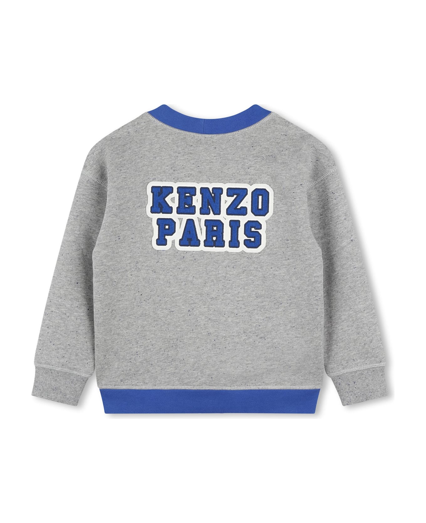 Kenzo Kids Cardigan With Appliqué - Gray