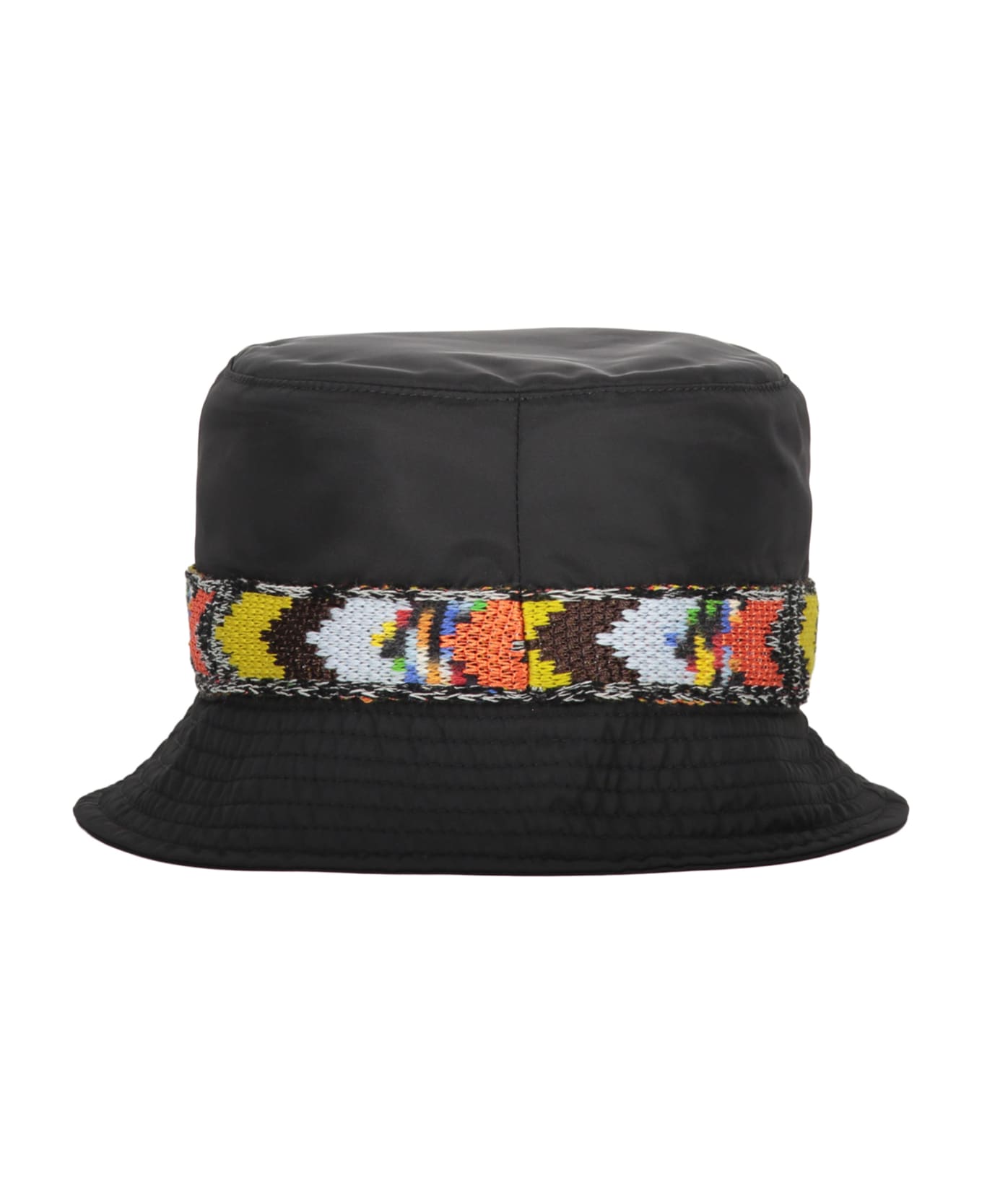 Palm Angels X Missoni Bucket Hat - black