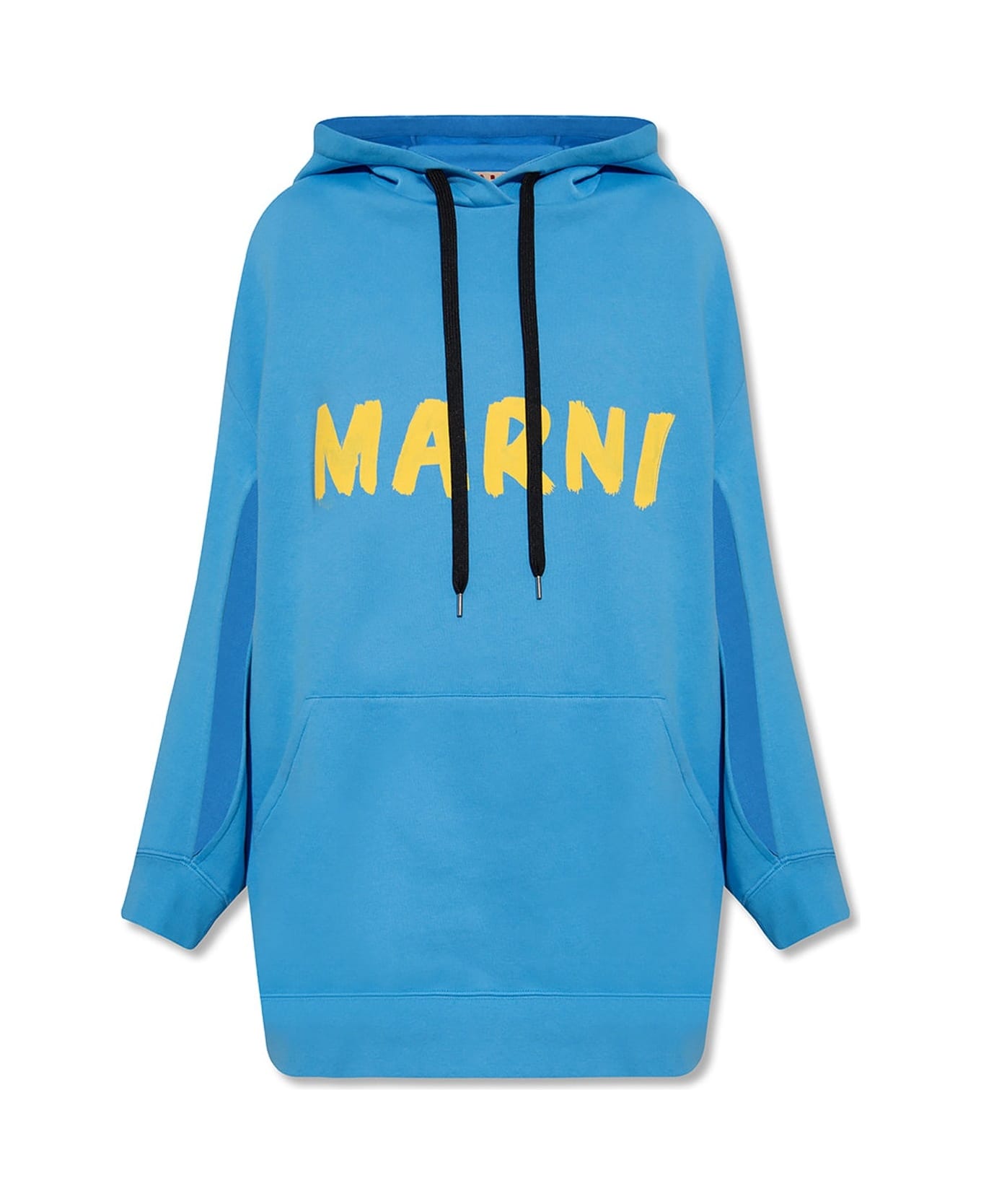 Marni Oversize Hooded Sweatshirt - Blue フリース