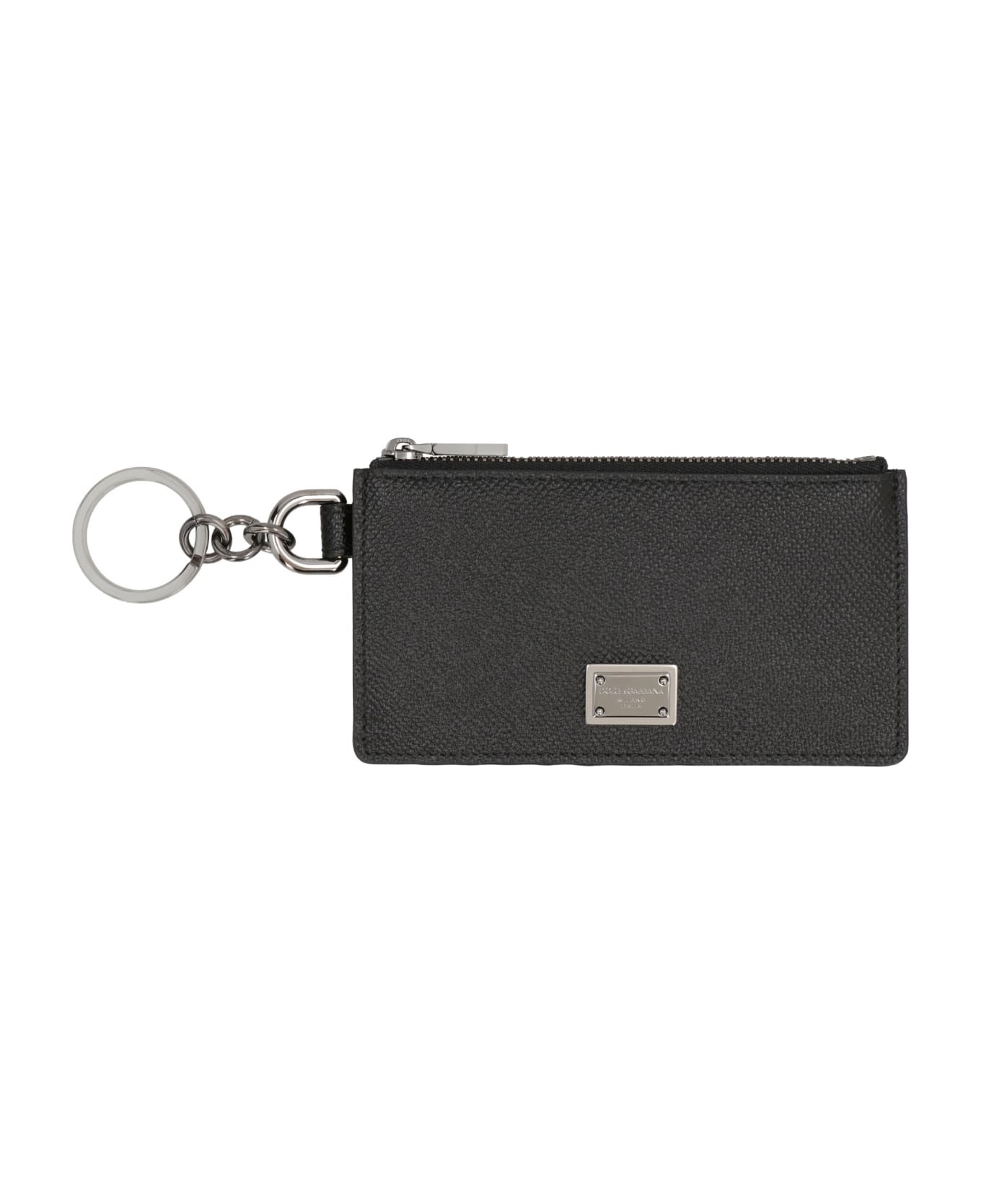 Dolce & Gabbana Leather Card Holder - Nero