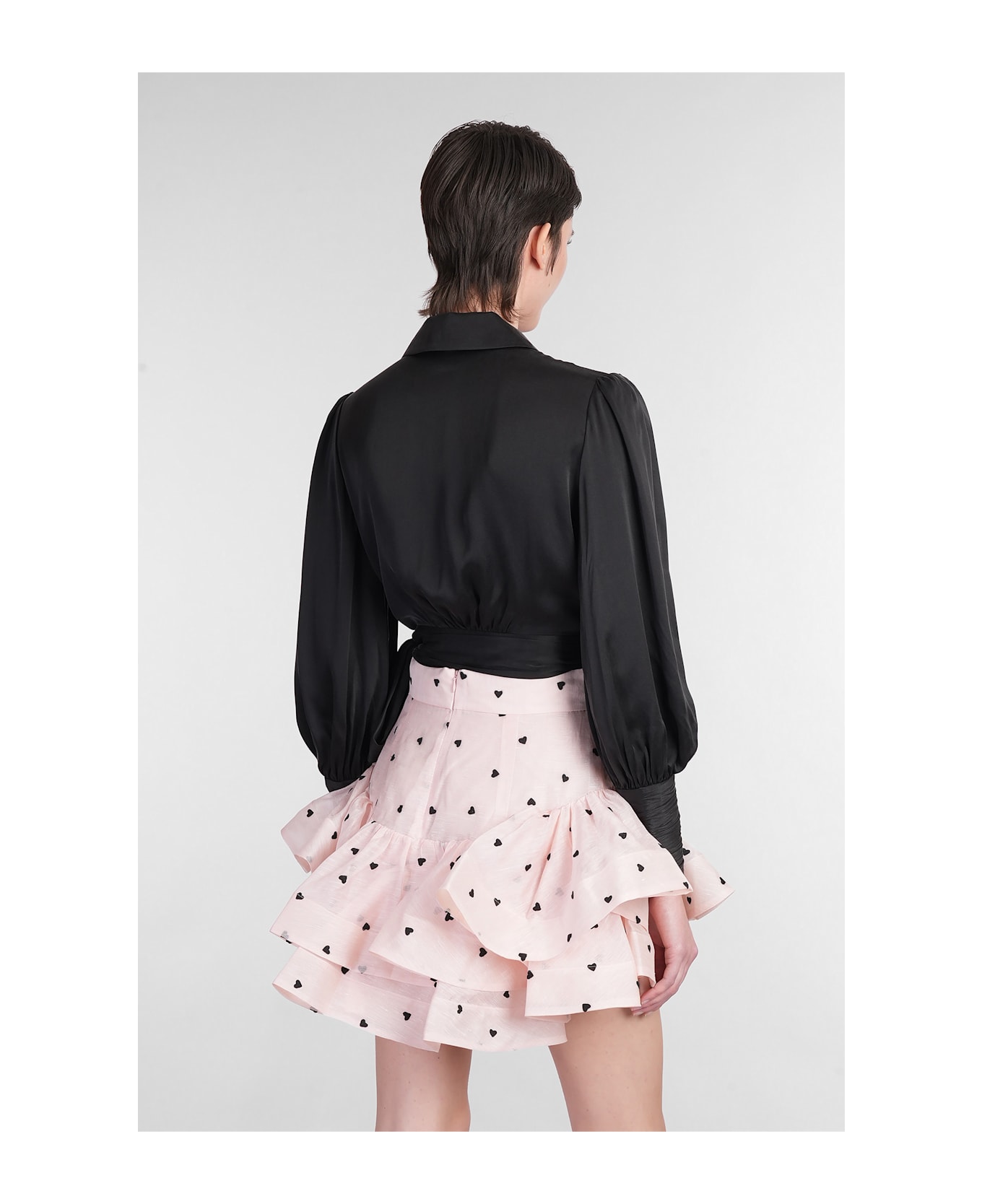 Zimmermann Topwear In Black Silk - black