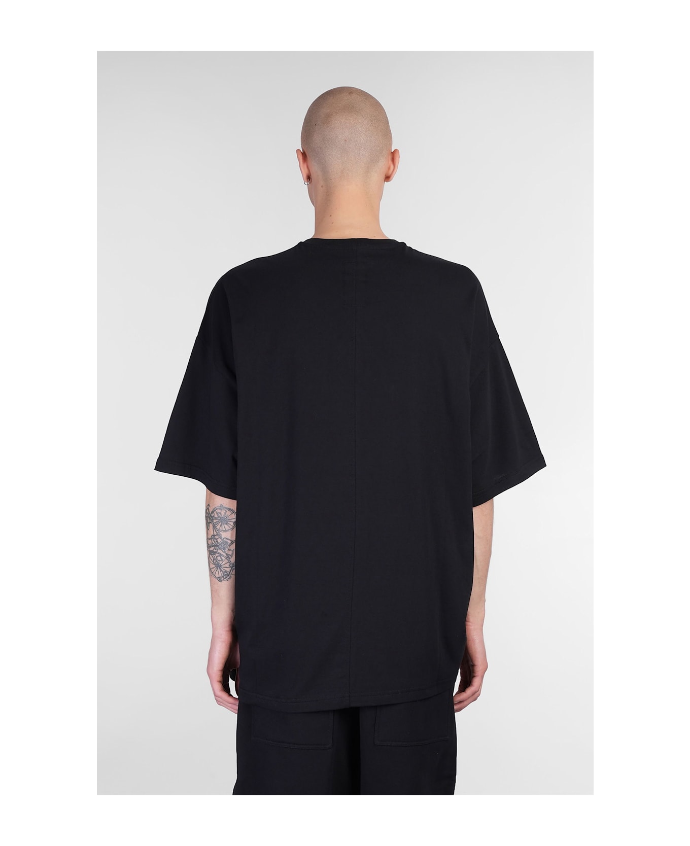 Rick Owens x Champion Tommy T T-shirt In Black Cotton - black