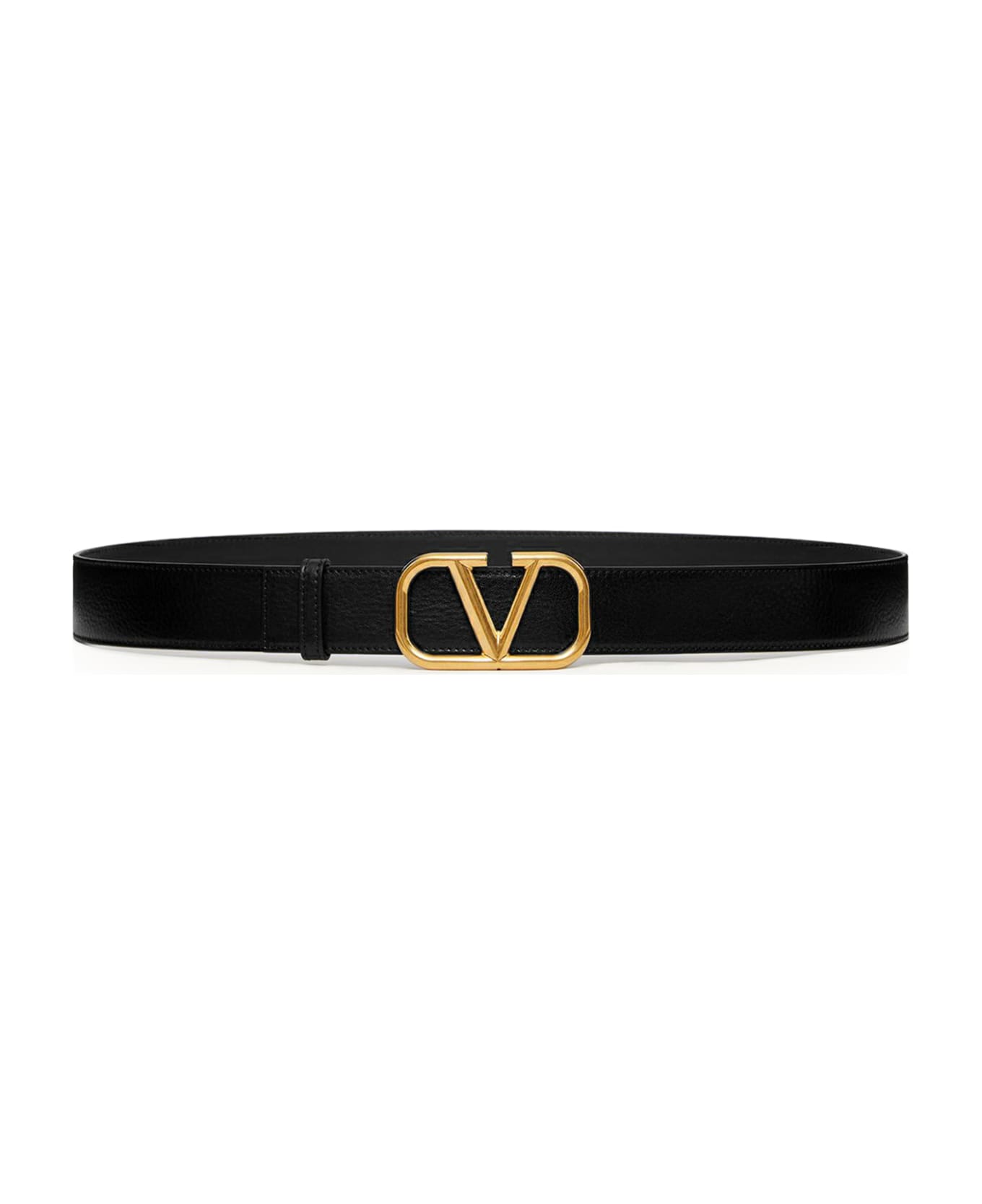 Valentino Garavani Buckle Belt H. 35 | Vlogo Signature - No Black
