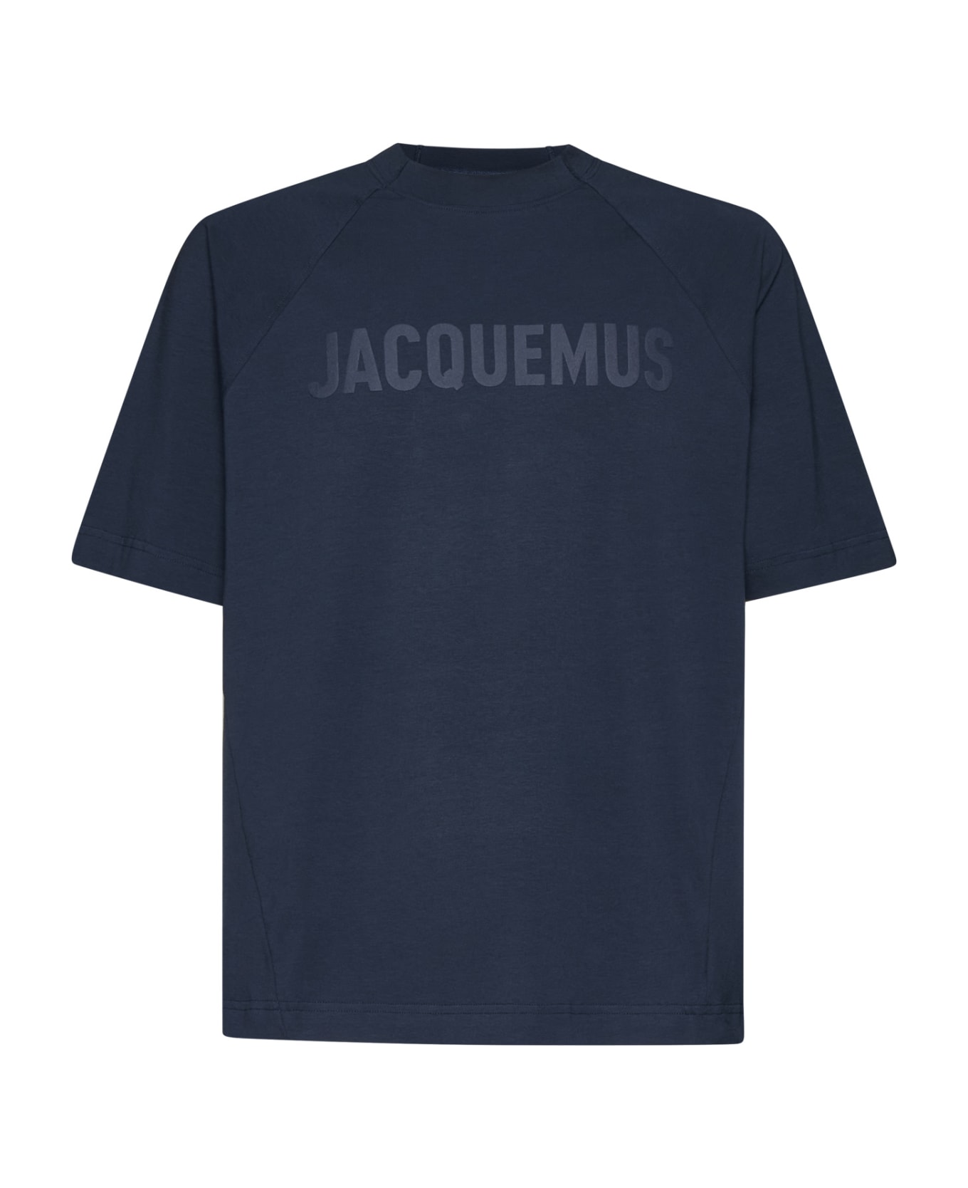 Jacquemus Typo Crewneck T-shirt - Dark navy Tシャツ