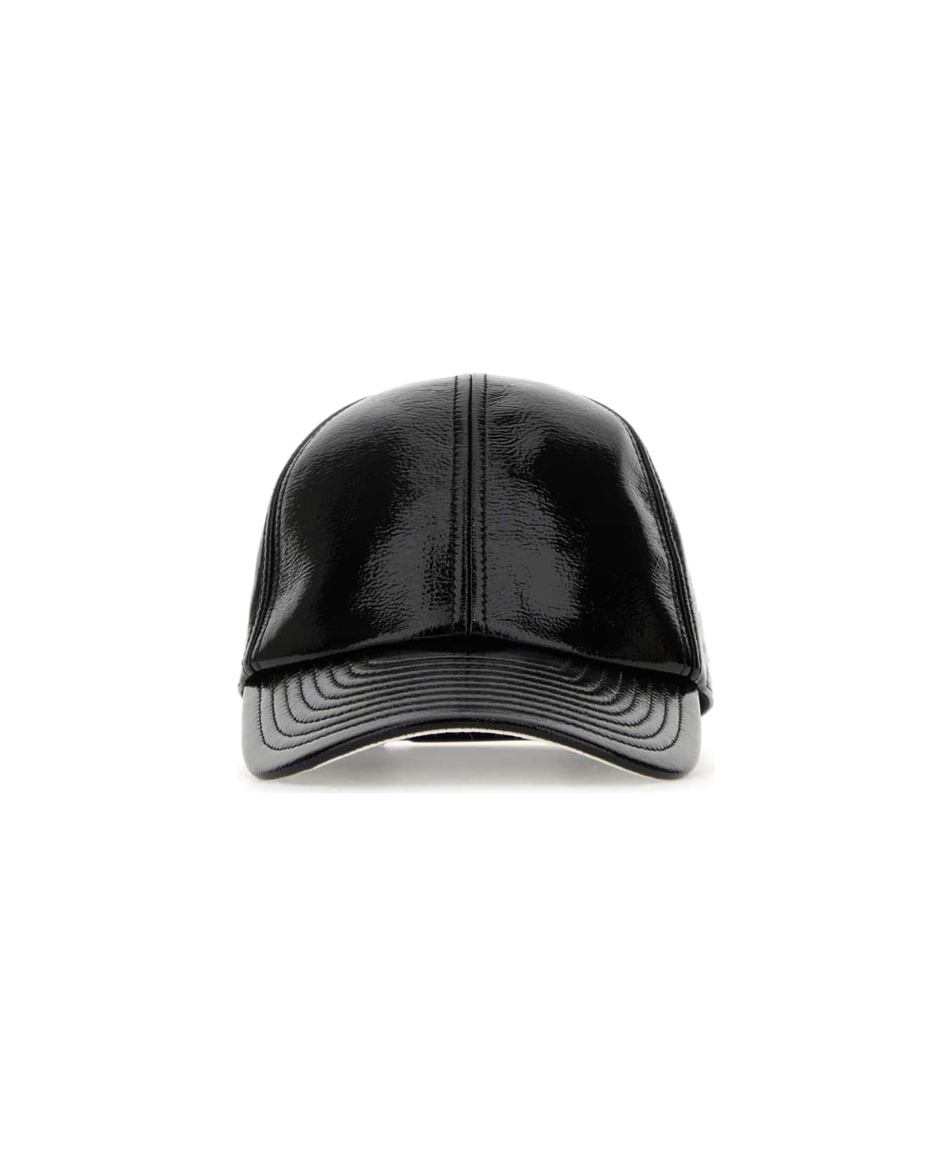 Courrèges Black Vinyl Reedition Baseball Cap - Black 帽子