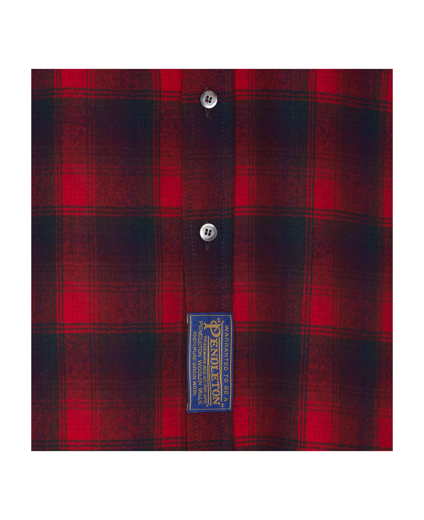 Maison Margiela Pendleton Check Wool Sleeveless Shirt - Red シャツ