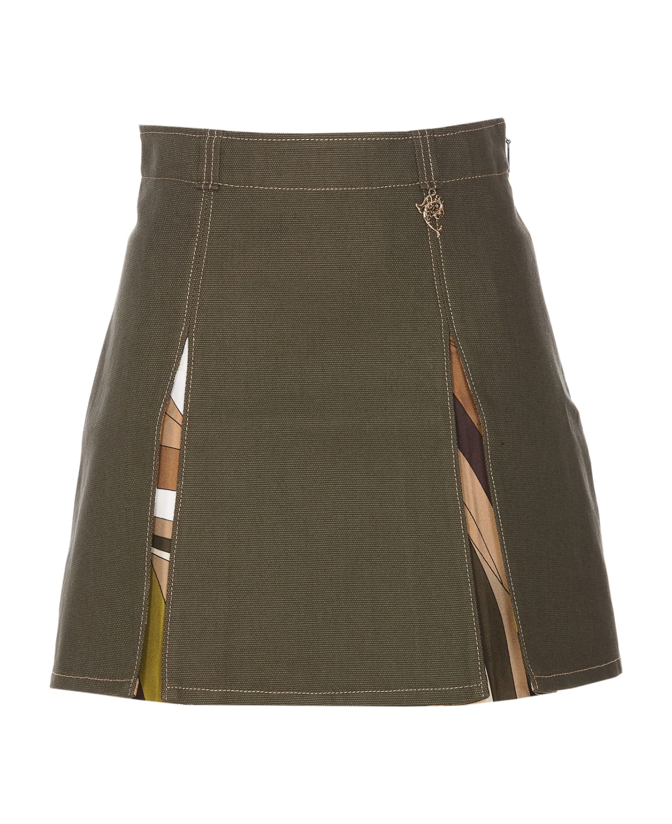 Pucci Iride Mini Skirt - Green