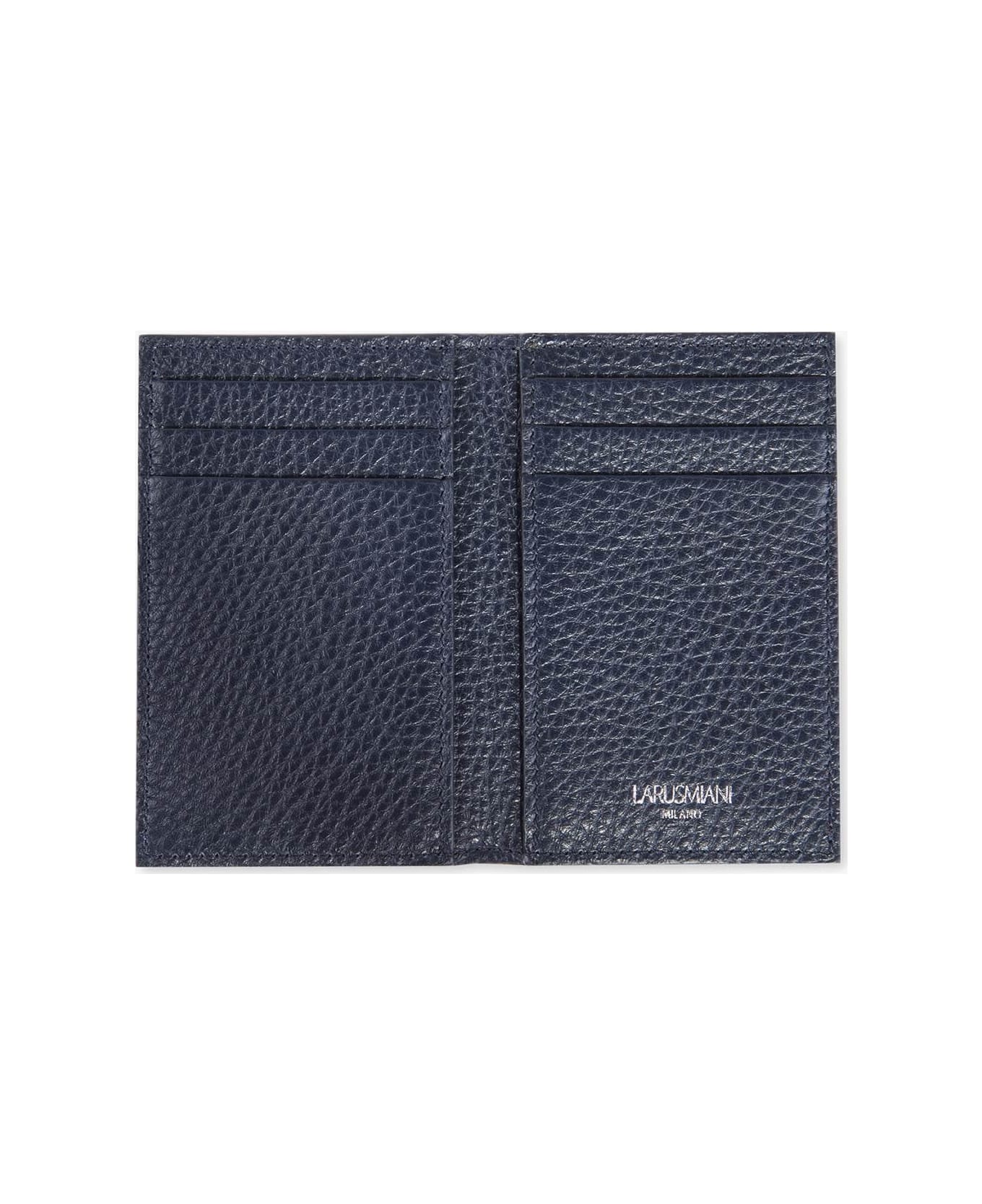 Larusmiani Card Holder Amedeo Wallet - Navy