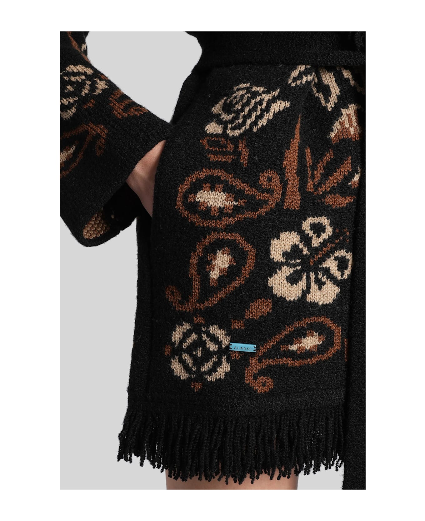 Alanui Cardigan In Multicolor Wool - multicolor