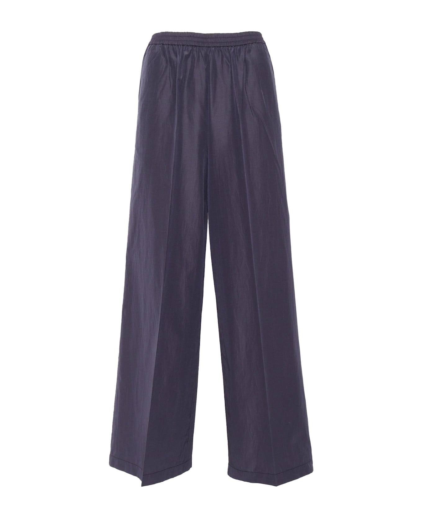 Forte_Forte Taffetas Chic Palazzo Pants - BLACK