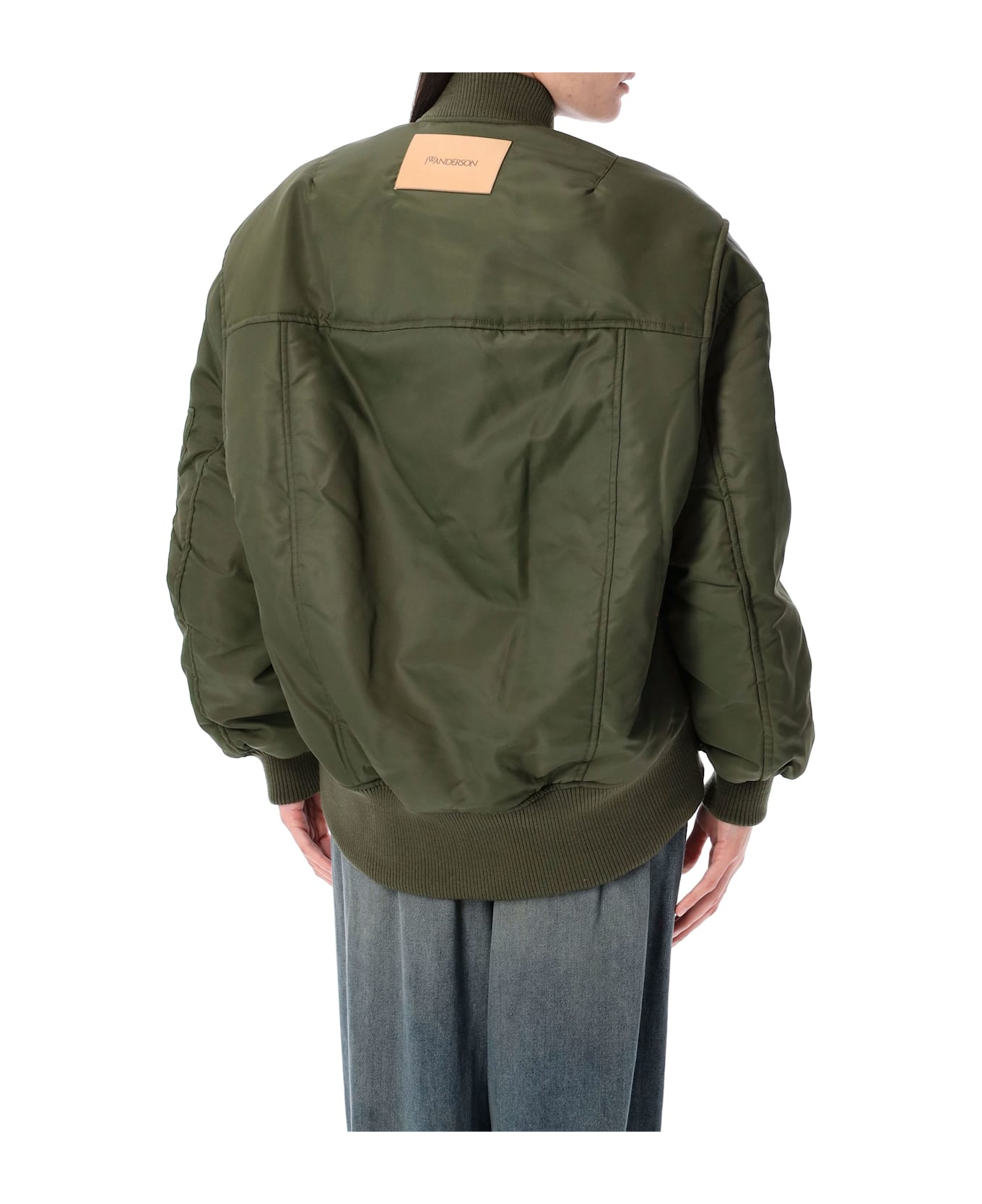 J.W. Anderson Oversized Bomber Jacket - OLIVE