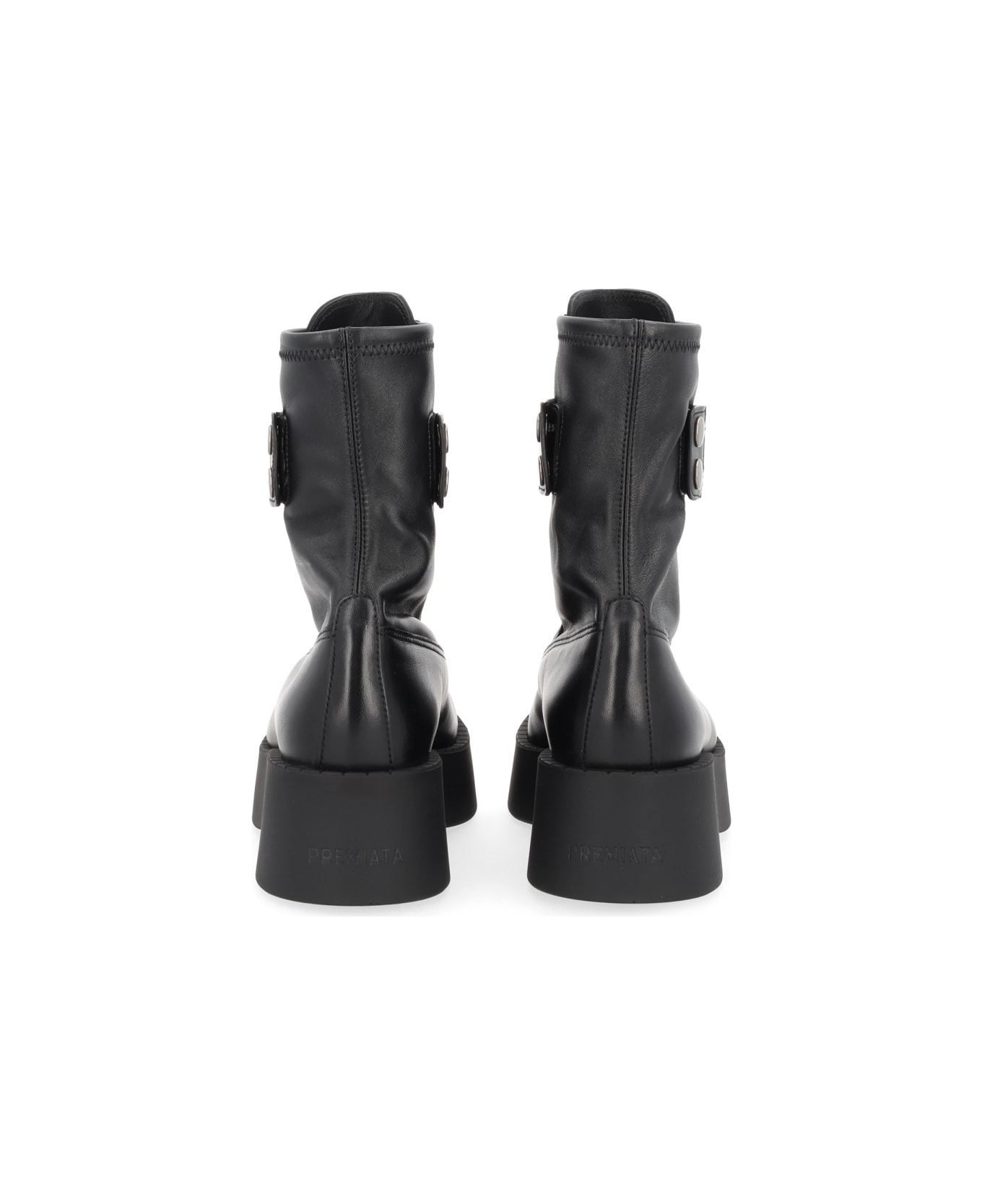 Premiata Leather Boot - BLACK