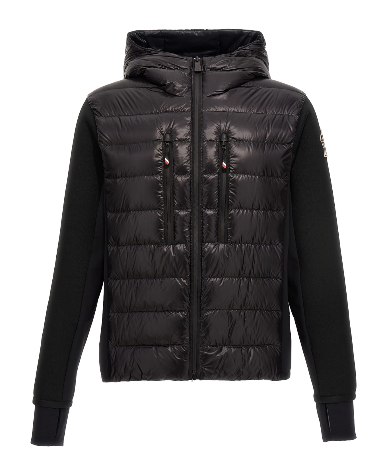 Moncler Grenoble Nylon Hooded Cardigan