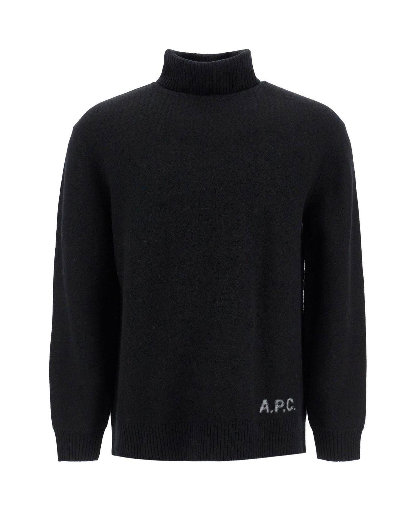 A.P.C. Turtleneck Long-sleeved Jumper - Lzz Noir