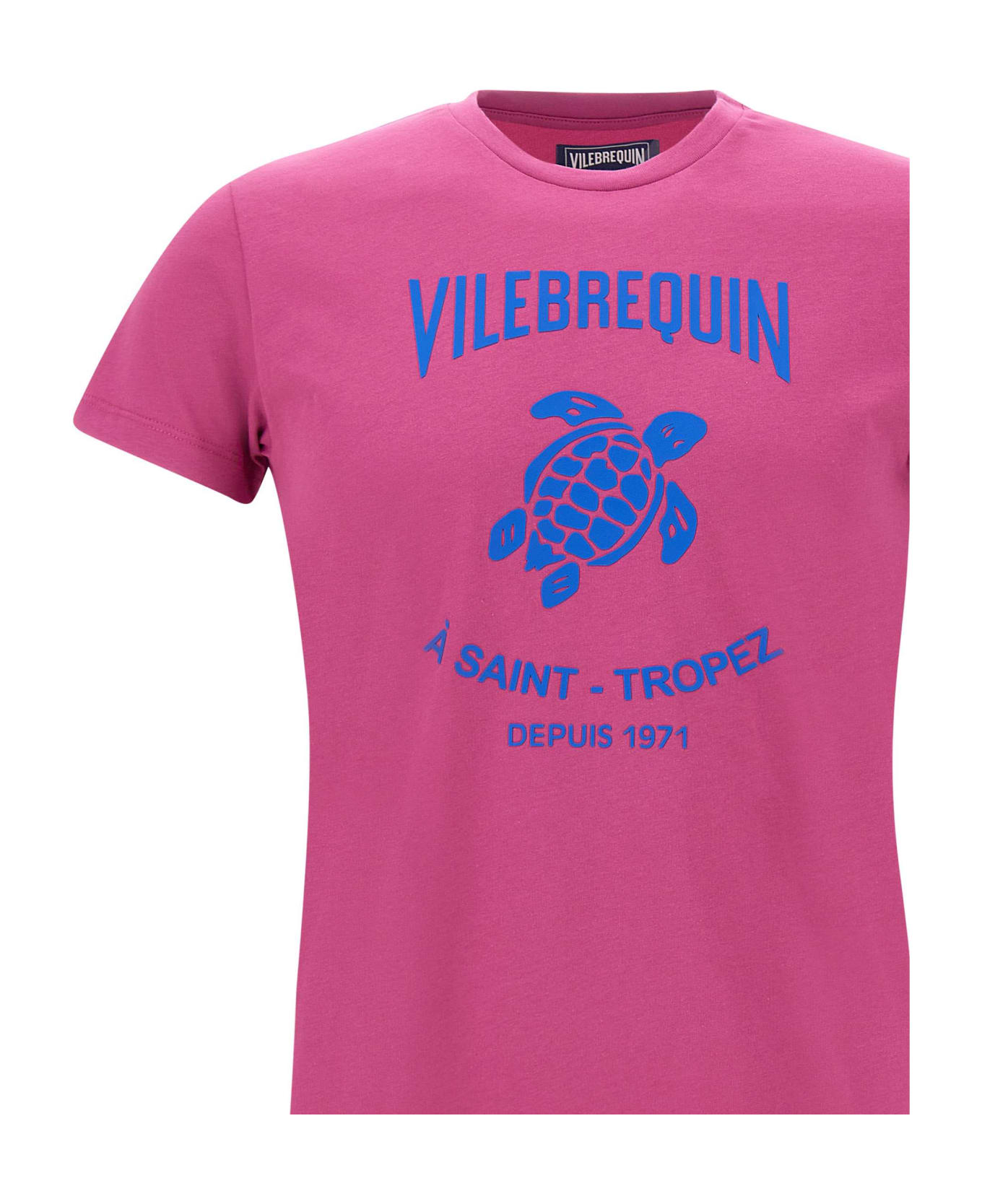 Vilebrequin Cotton T-shirt - FUCHSIA シャツ