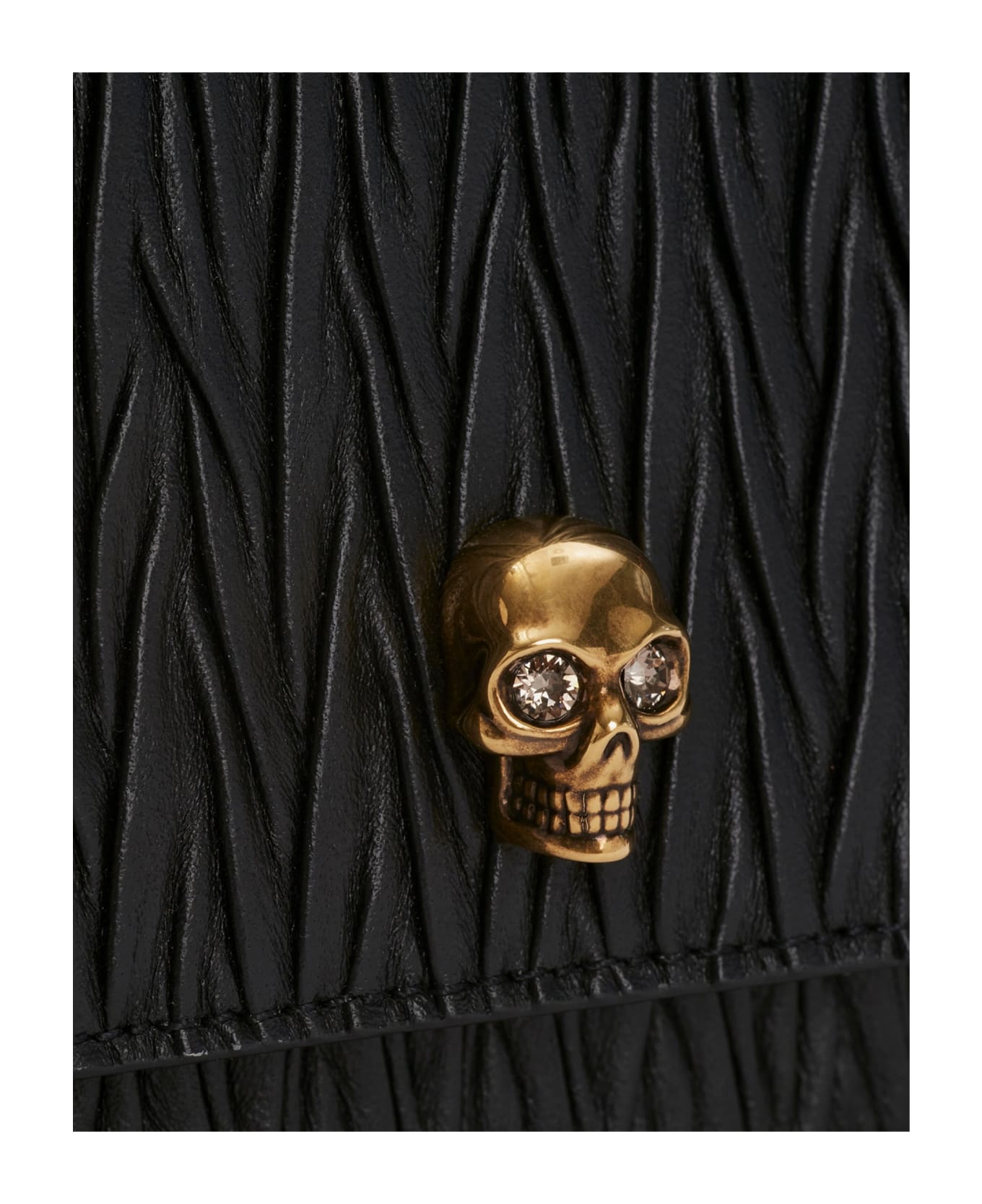 Alexander McQueen Skull Leather Bag - Black