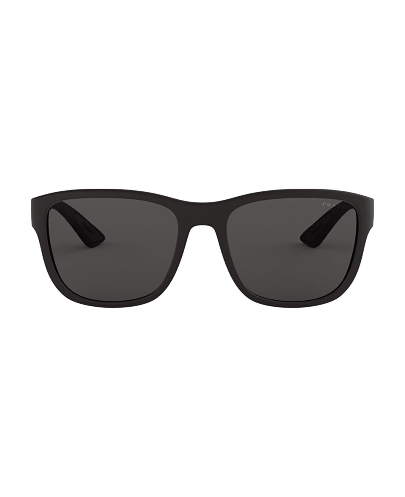 Prada Linea Rossa Ps 01us Black Rubber Sunglasses - Black Rubber