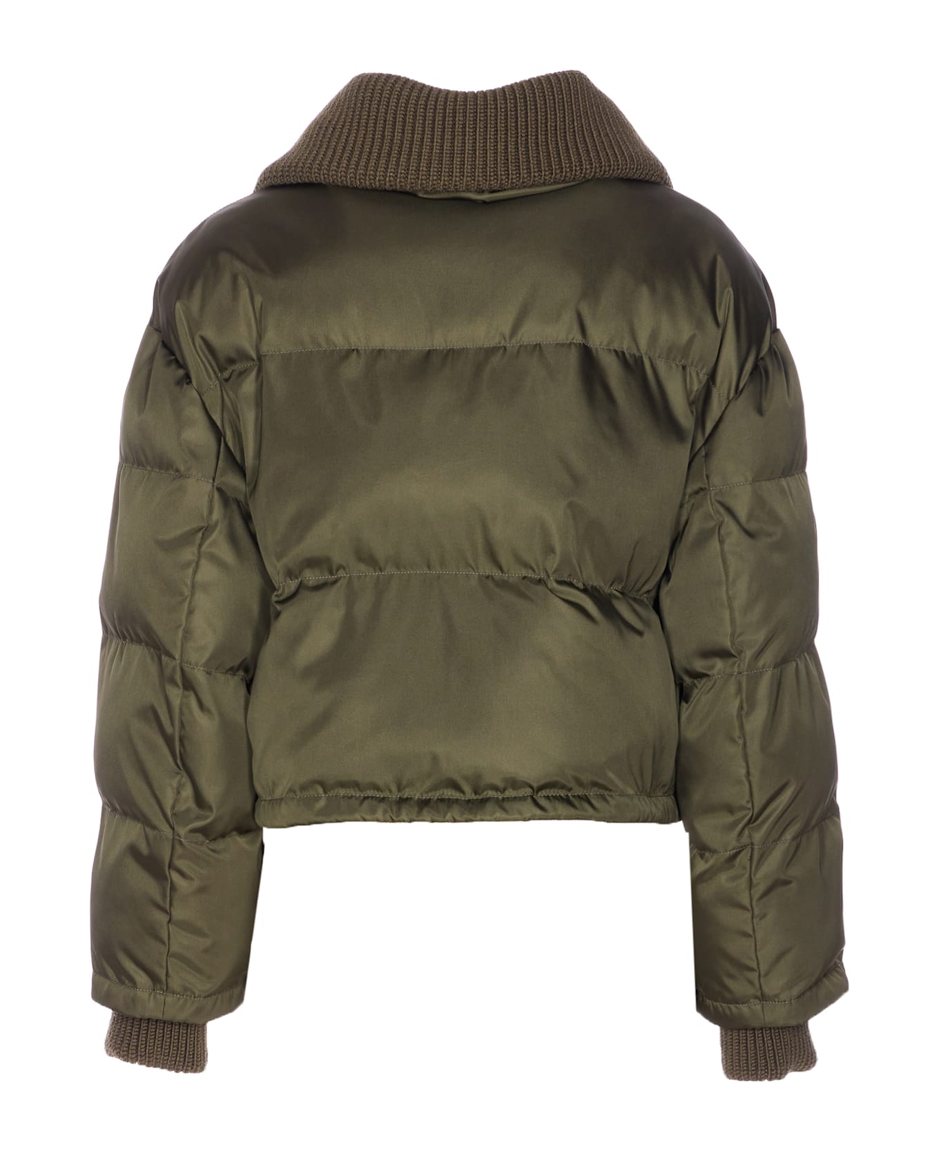 Gucci Cropped Bomber - Green