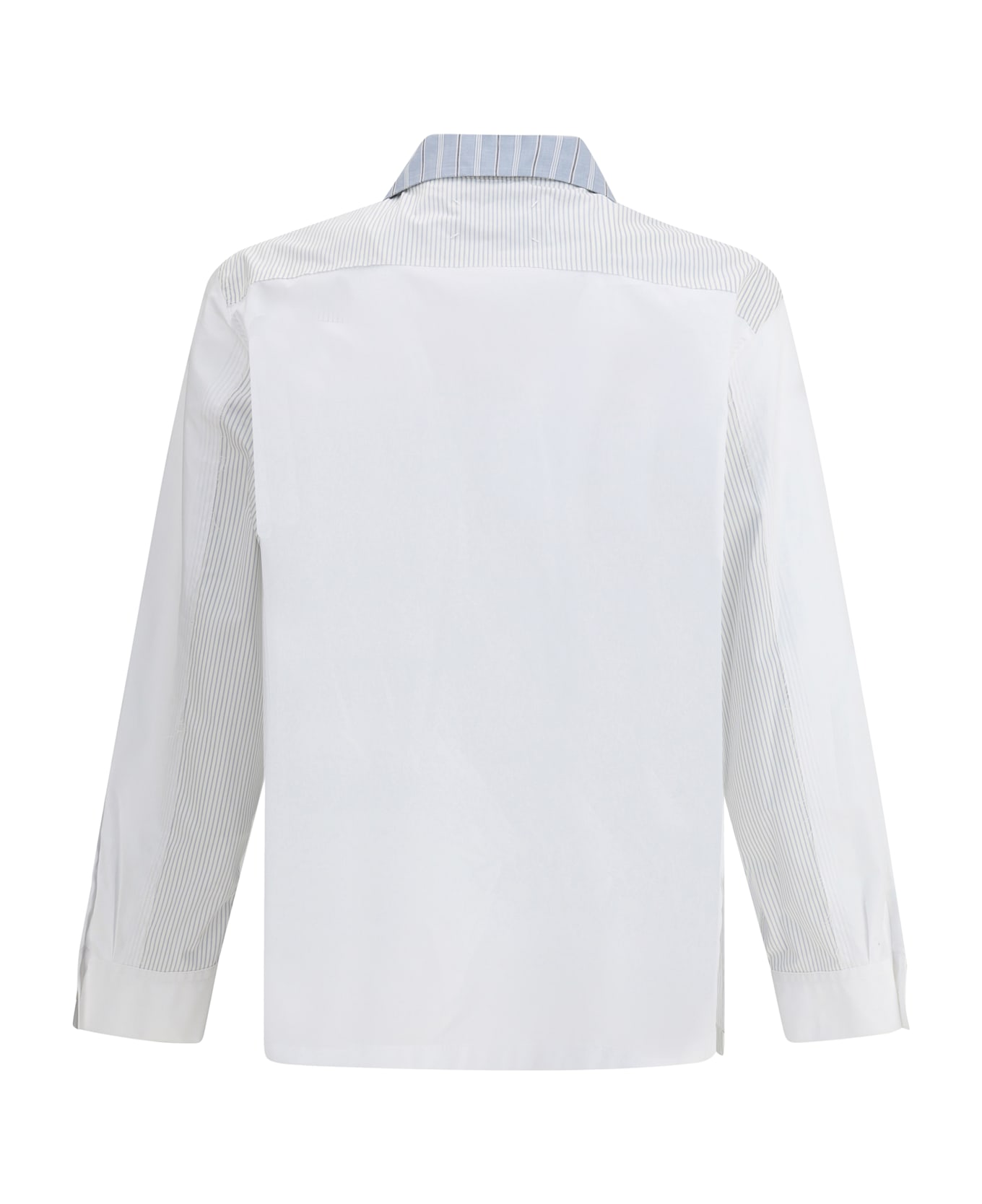 Maison Margiela Striped Patchwork Shirt