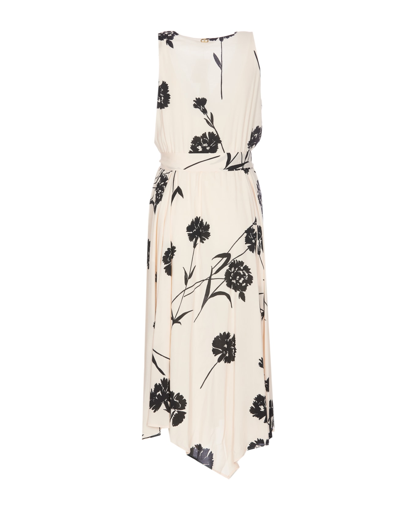 TwinSet Floral Print Dress - White ワンピース＆ドレス
