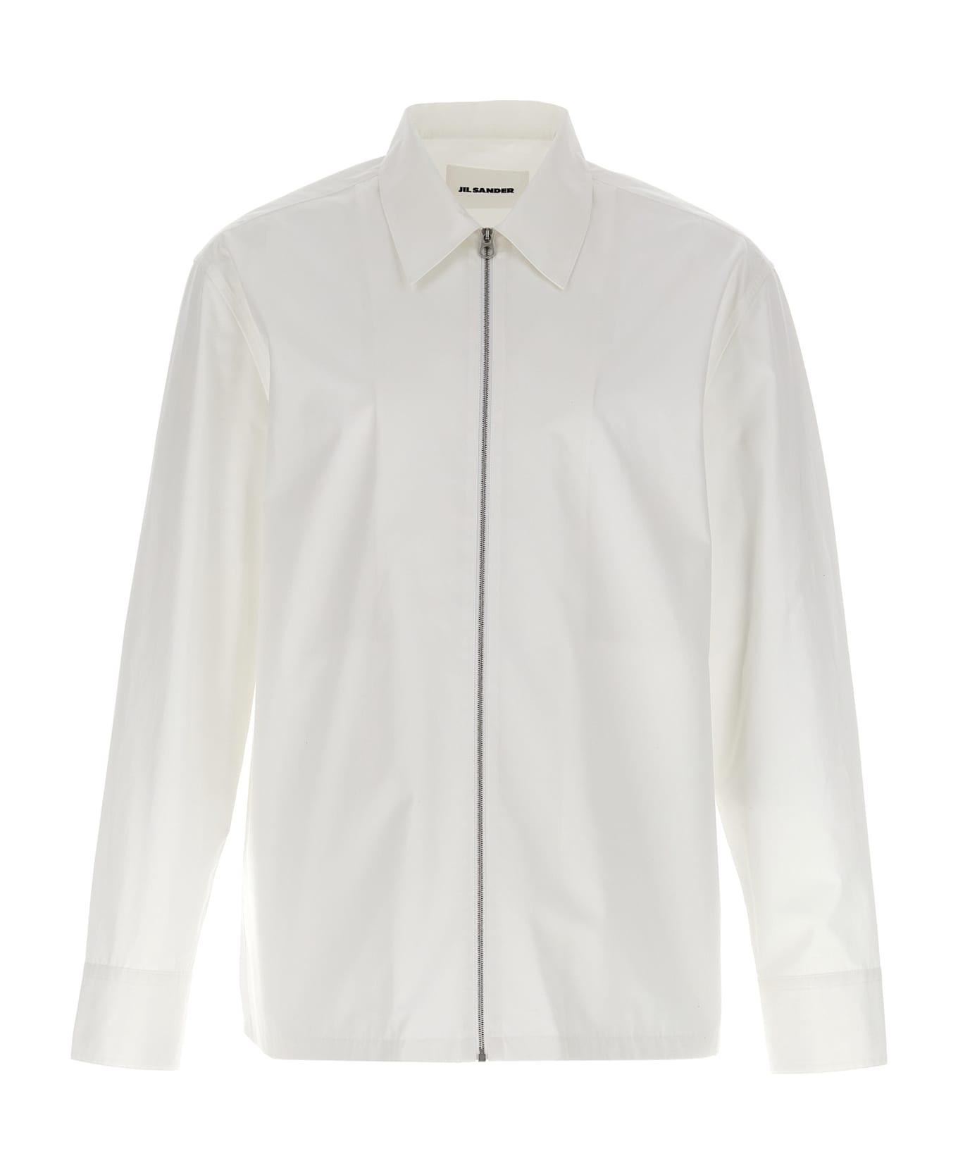 Jil Sander Zip Shirt - White