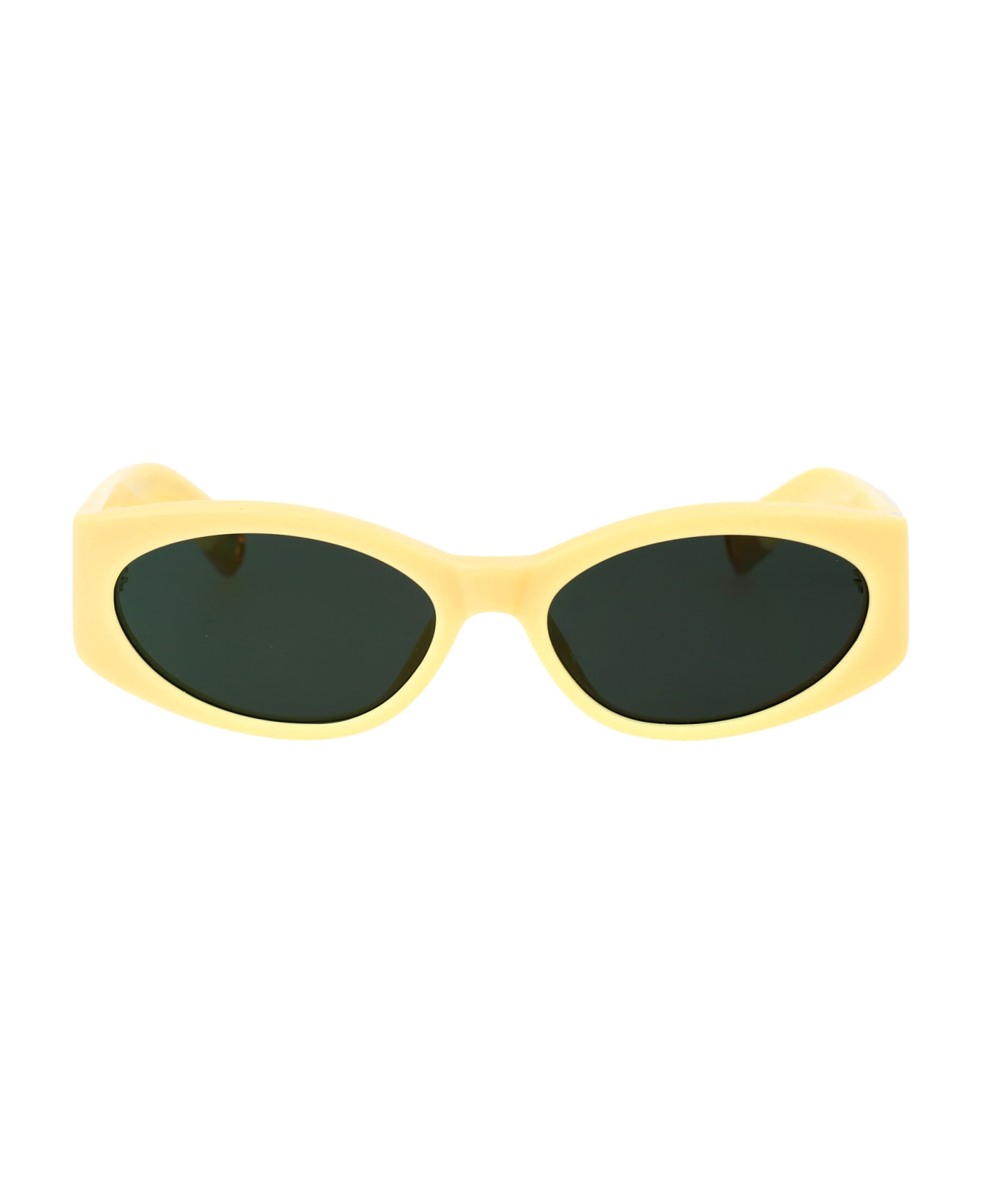 Jacquemus Ovalo Sunglasses - 04 YELLOW/ YELLOW GOLD/ GREEN サングラス