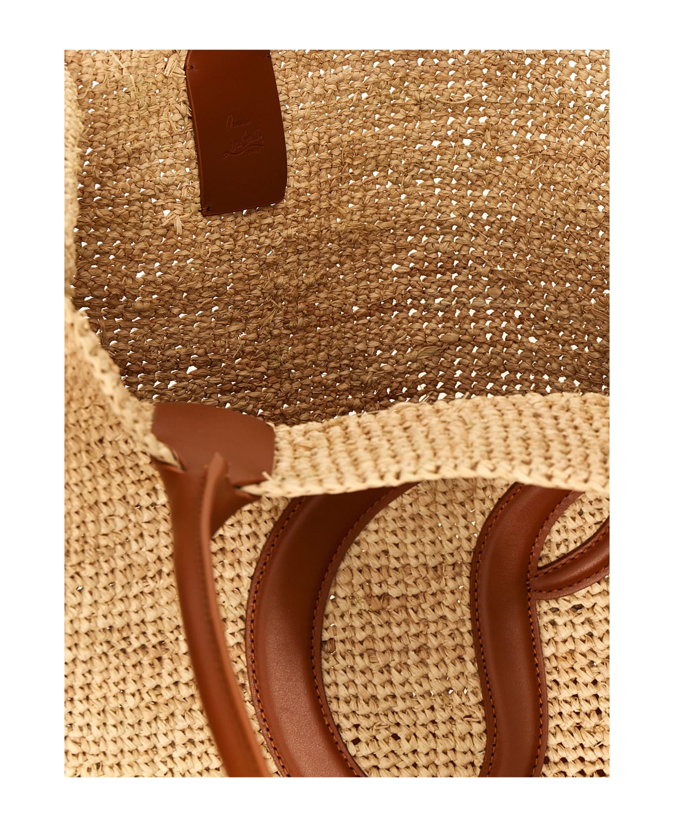 Christian Louboutin 'by My Sid' Big Shopping Bag - Natural/cuoio