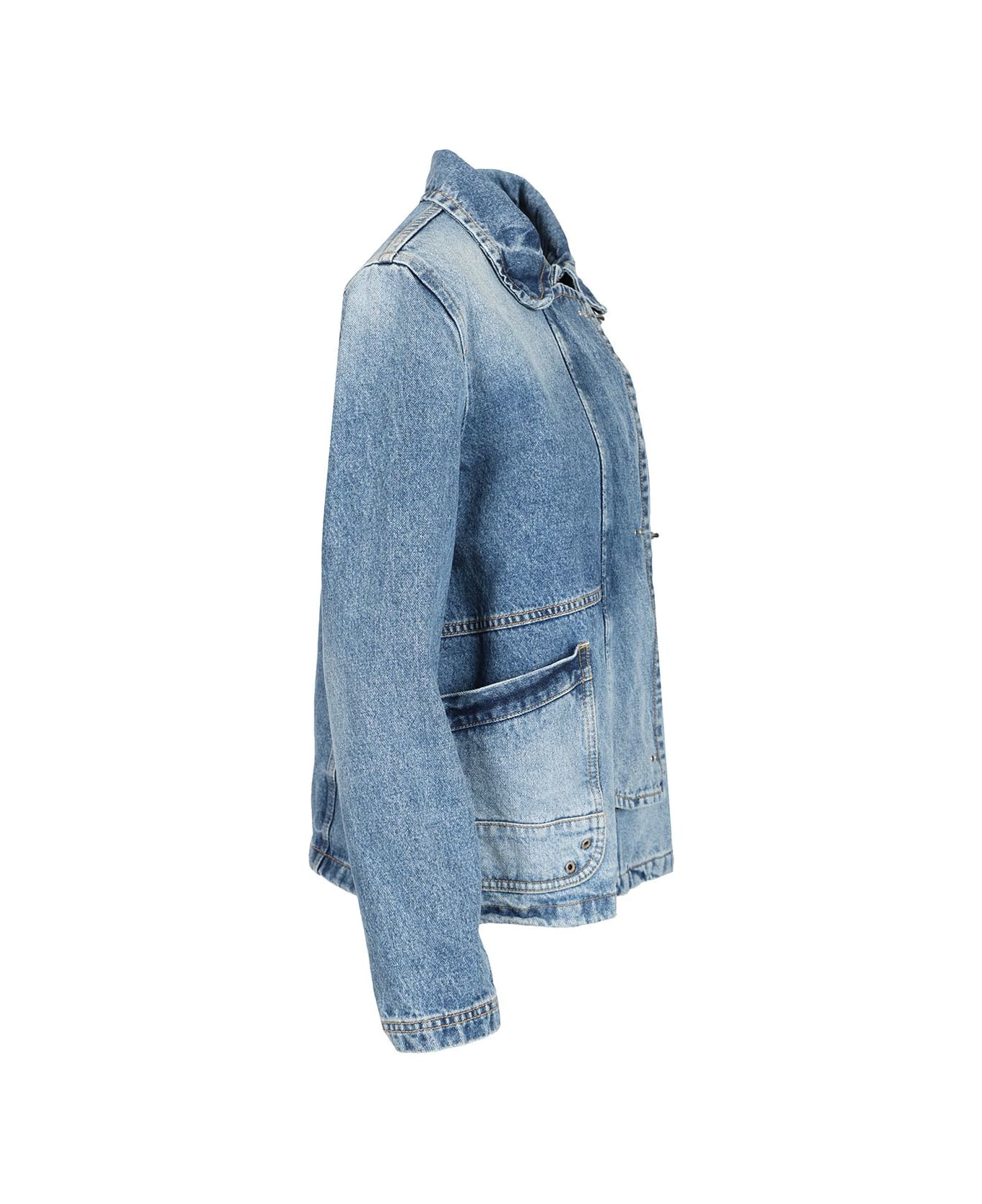 Fay Mini 3 Ganci Denim Jacket - Cielo