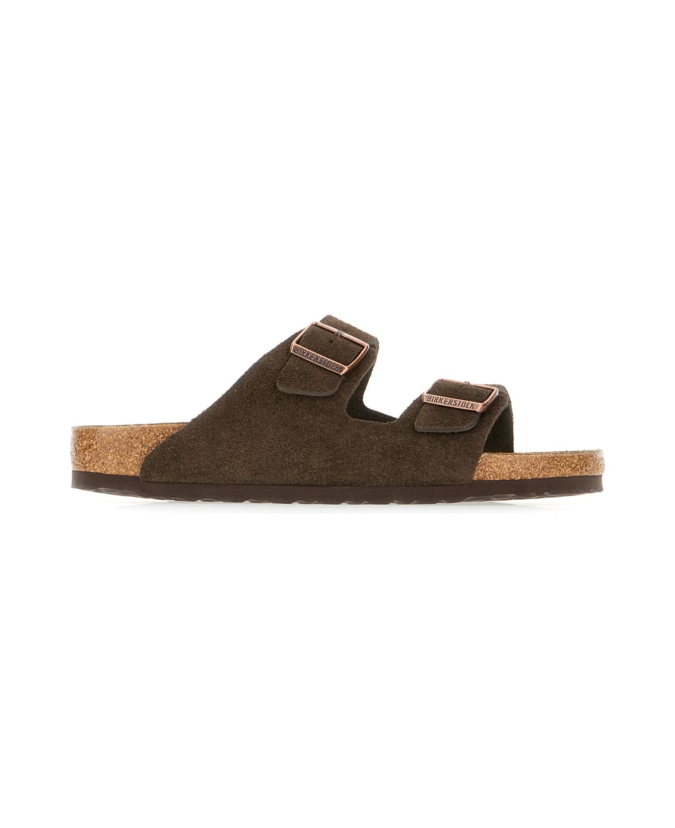 Birkenstock Chocolate Suede Arizona Sandals - MOCCA