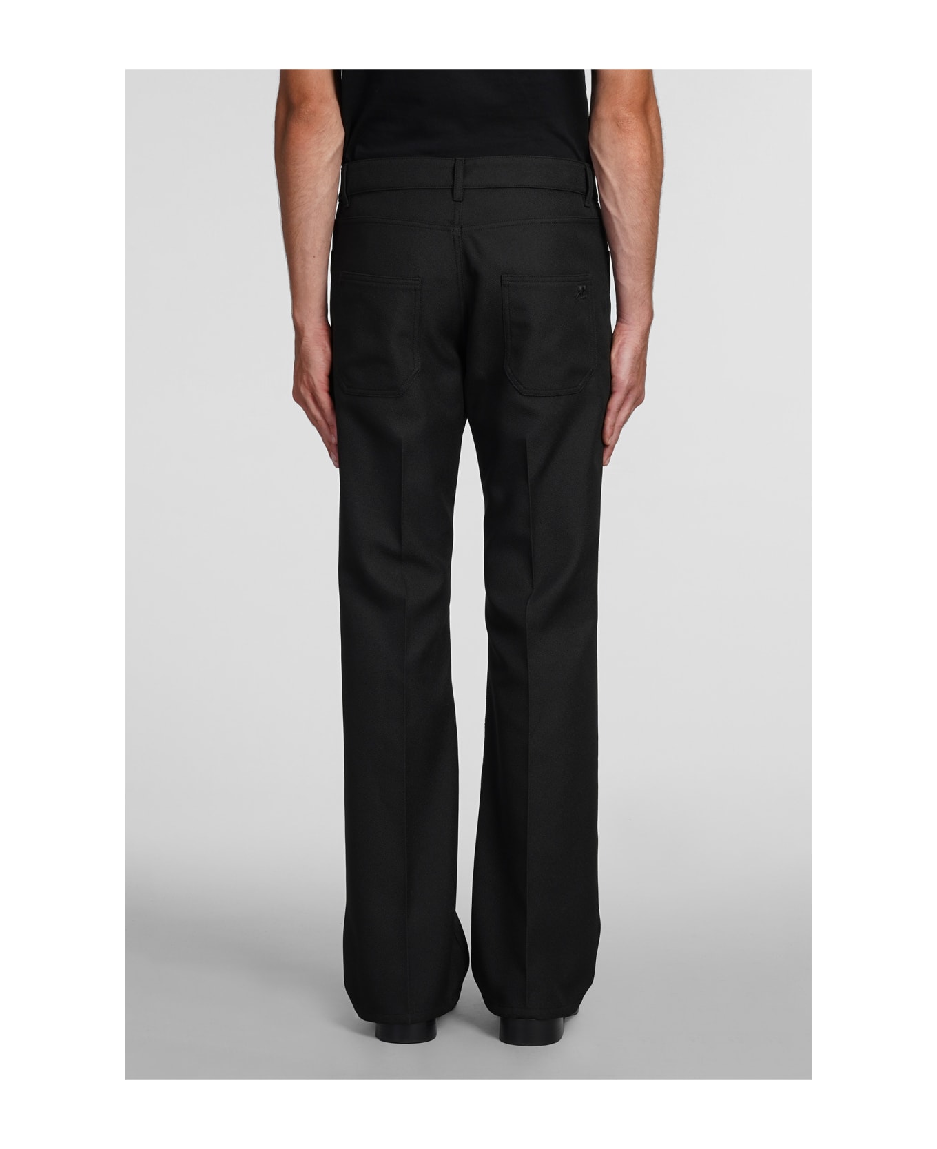 Courrèges Pants In Black Polyester - Black