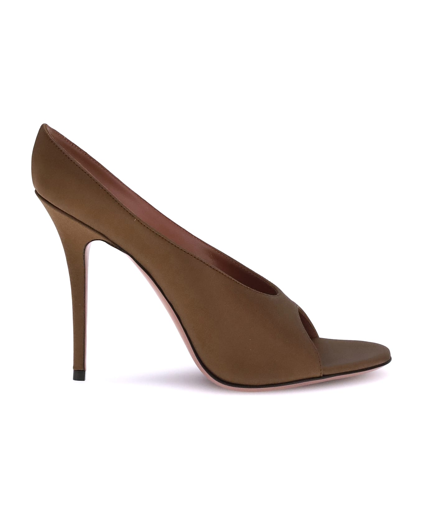 Amina Muaddi Anok Satin Sandals