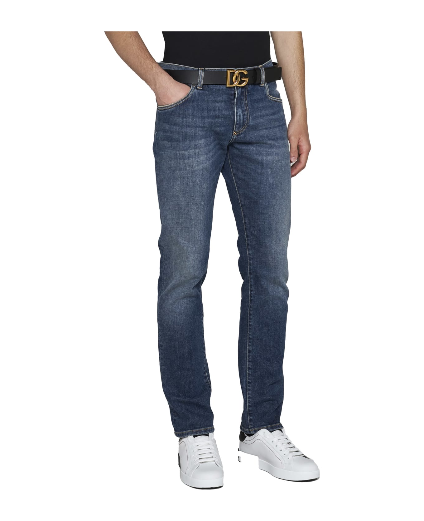 Dolce & Gabbana Slim Fit Jeans - Denim