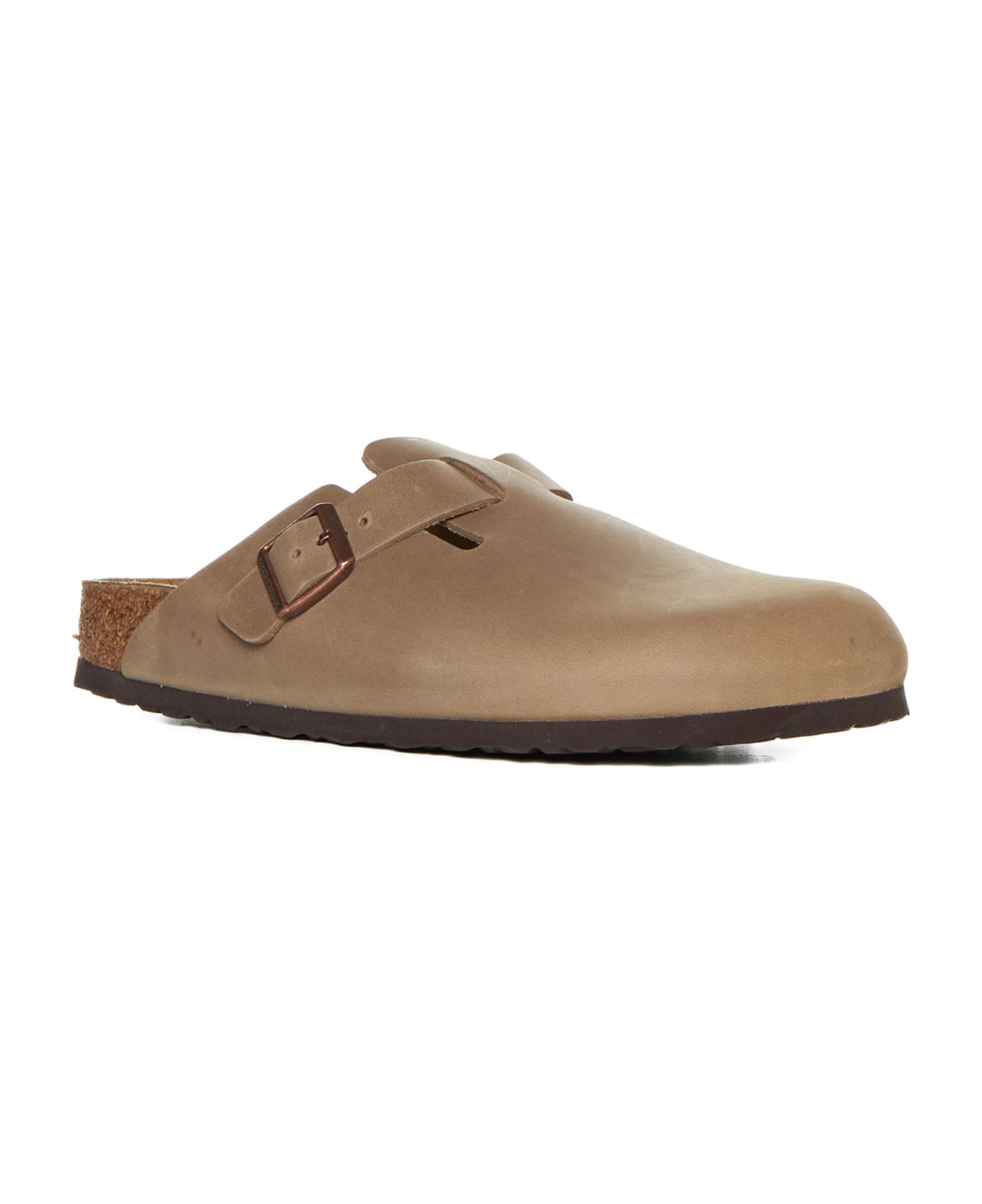 Birkenstock Boston Slides - Tabacco brown