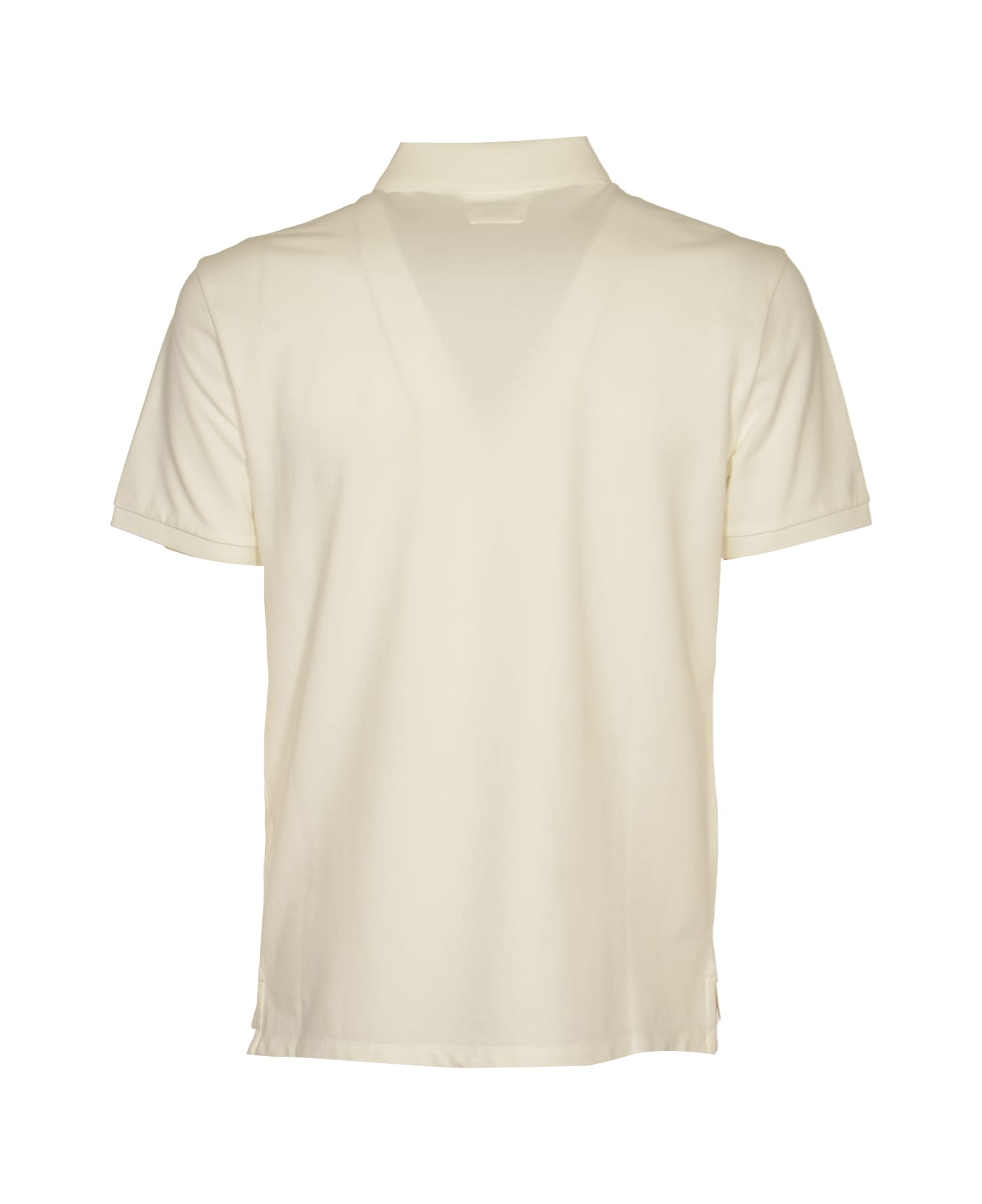C.P. Company Stretch Piquet Polo Shirt - Gauze White